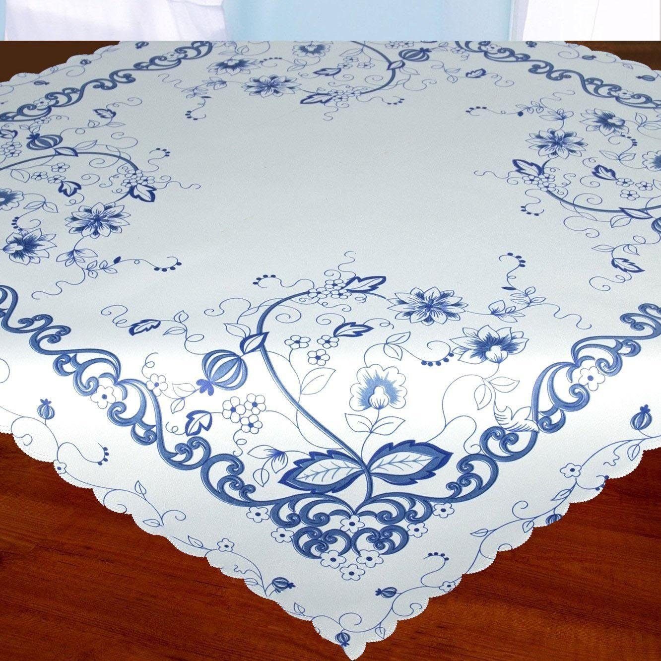 Delindo Lifestyle Mitteldecke "ZWIEBELMUSTER" Glattes Gewebe, bedruckt