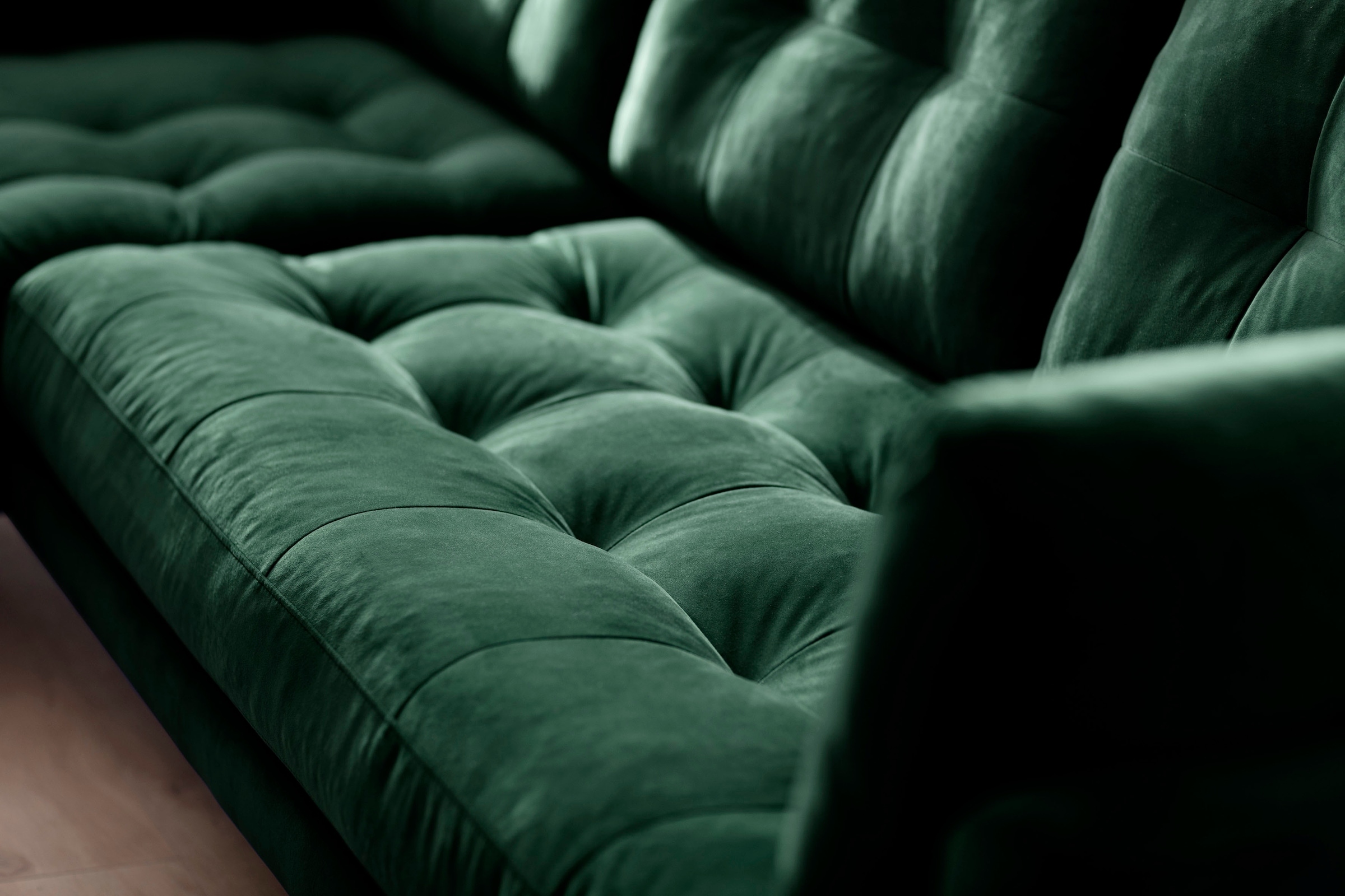 Trends by HG Ecksofa »Landau L-Form«, in Cord-Stoff mit Metallfuss