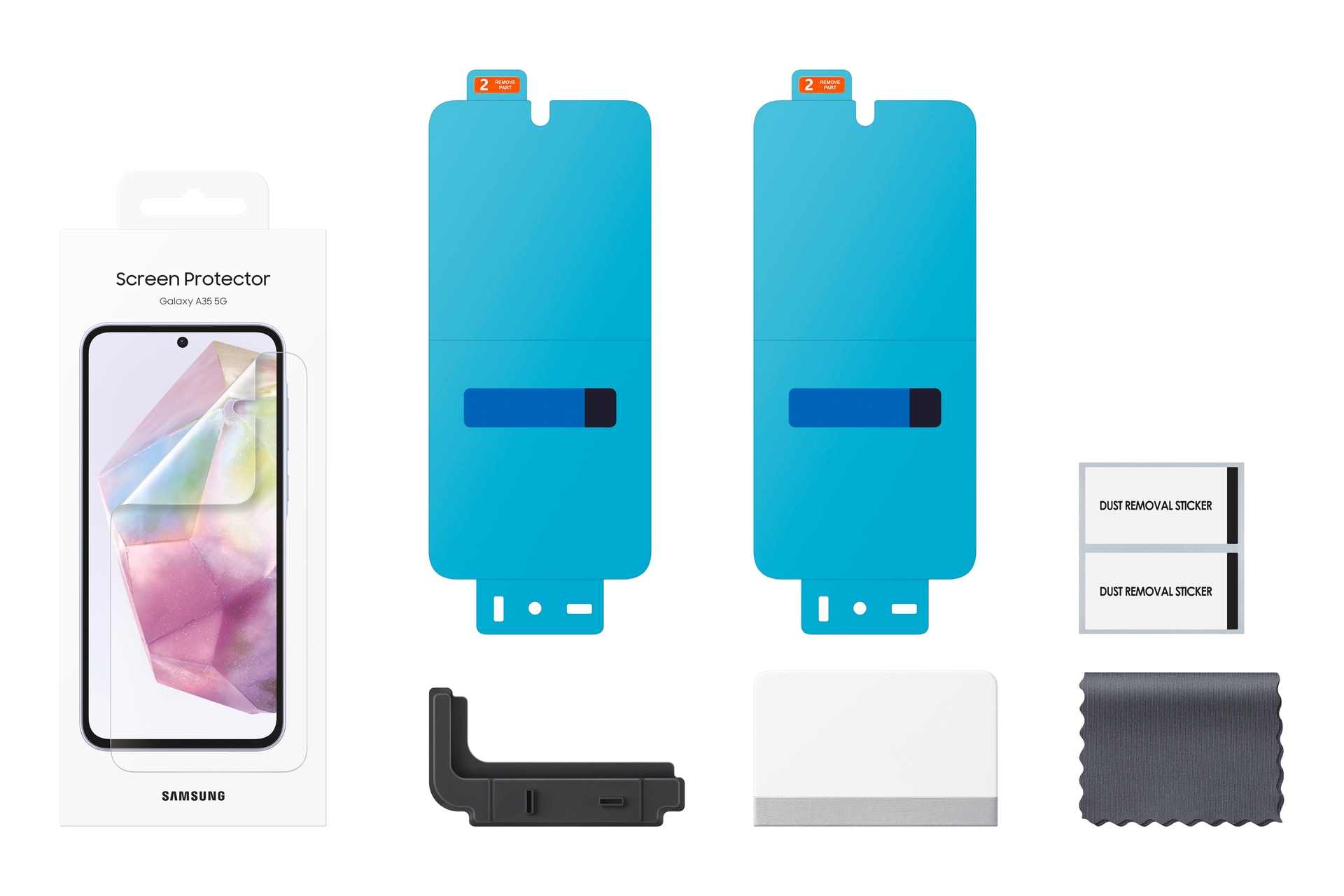 Samsung Displayschutzglas »Screen Protector«, für Samsung Galaxy A35, Displayschutzfolie, Schutzfolie, Bildschirmschutz, kratz- & stossfest
