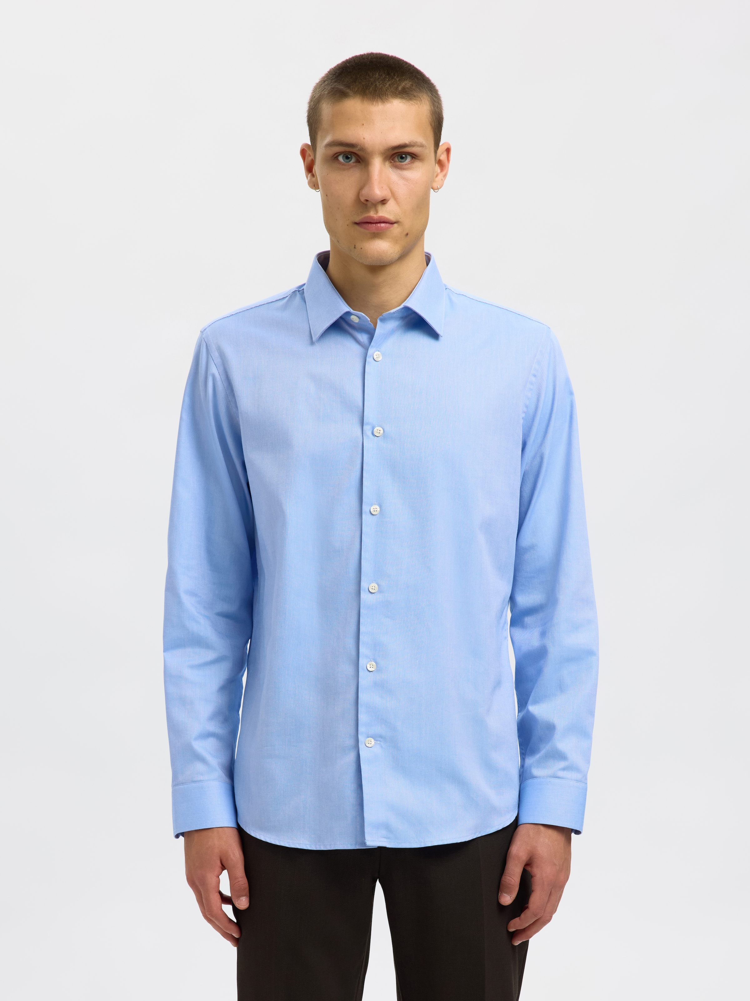 SELECTED HOMME Langarmhemd »SLHSLIMCLARK SHIRT LS NOOS«