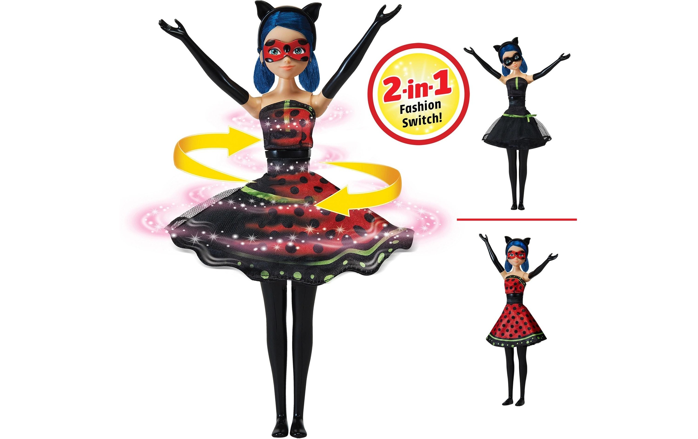 Bandai Anziehpuppe »Miraculous: Ladybug Verwandlung 26 cm«