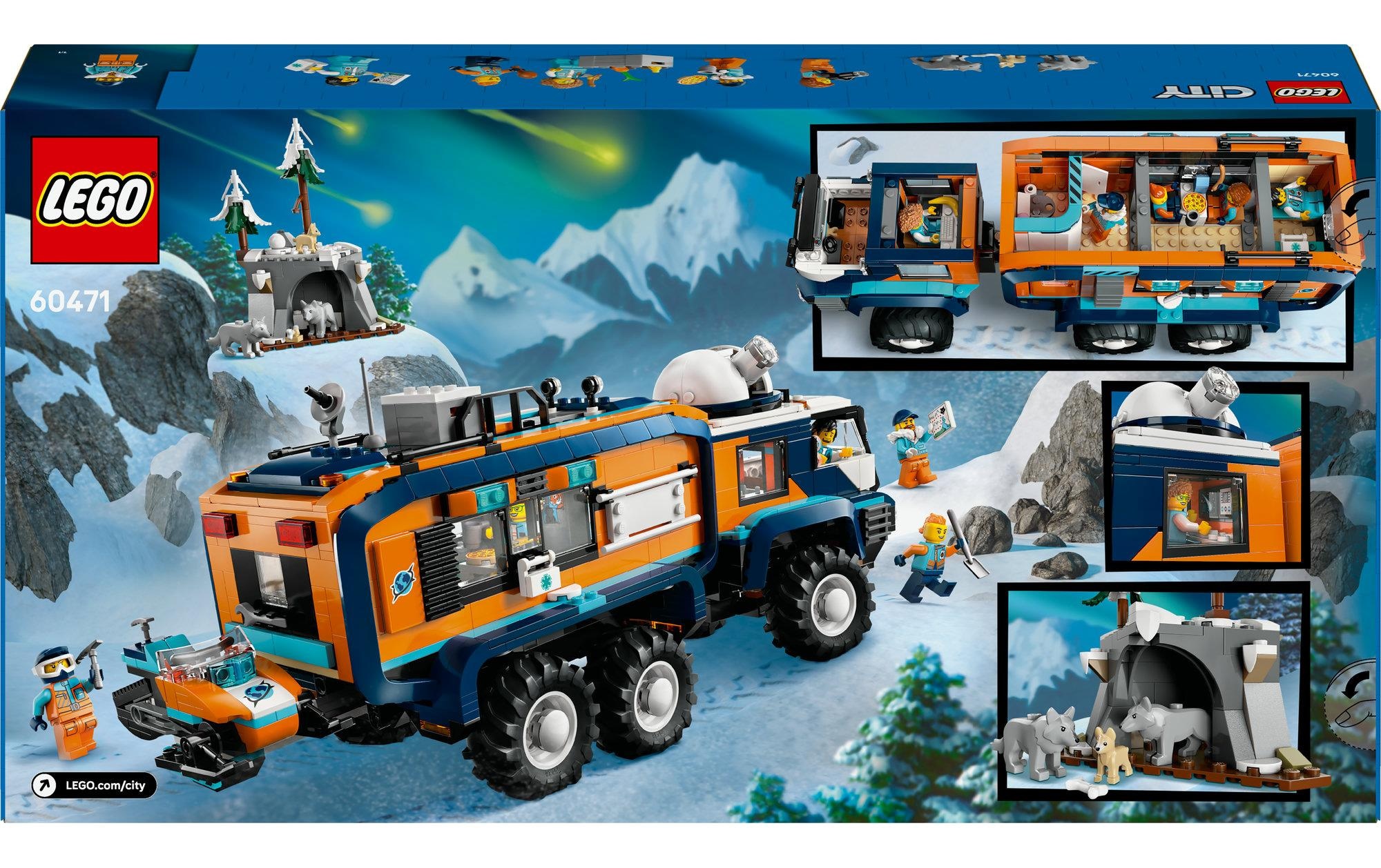 LEGO® Spielbausteine »City Arktis-Truck mit Labor 60471«, (1064 St.)