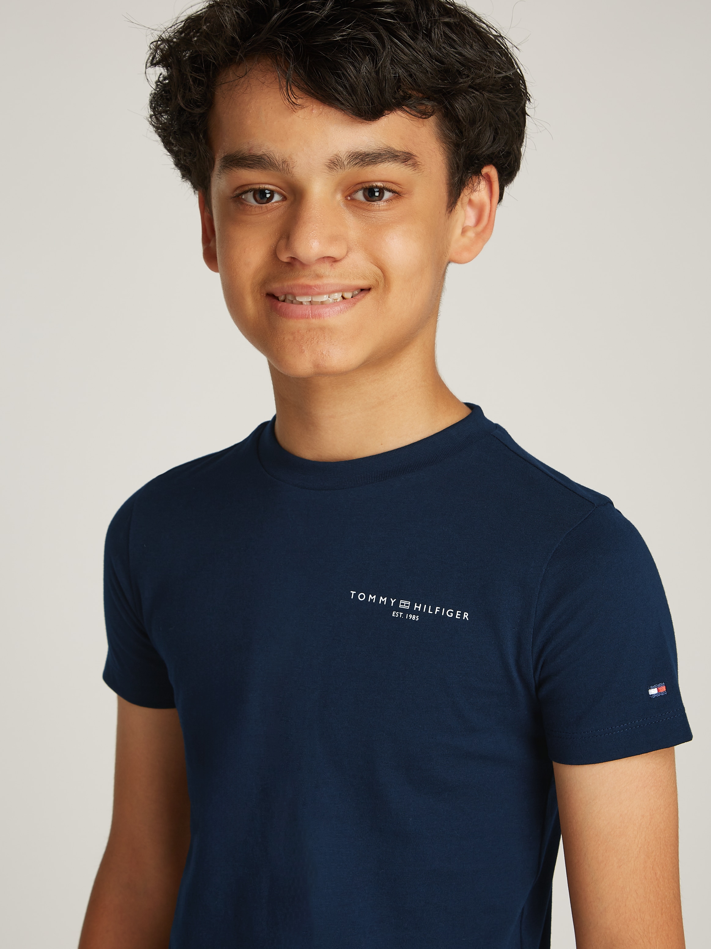 Tommy Hilfiger T-Shirt »MINI CORP T-SHIRT«, in Unifarbe