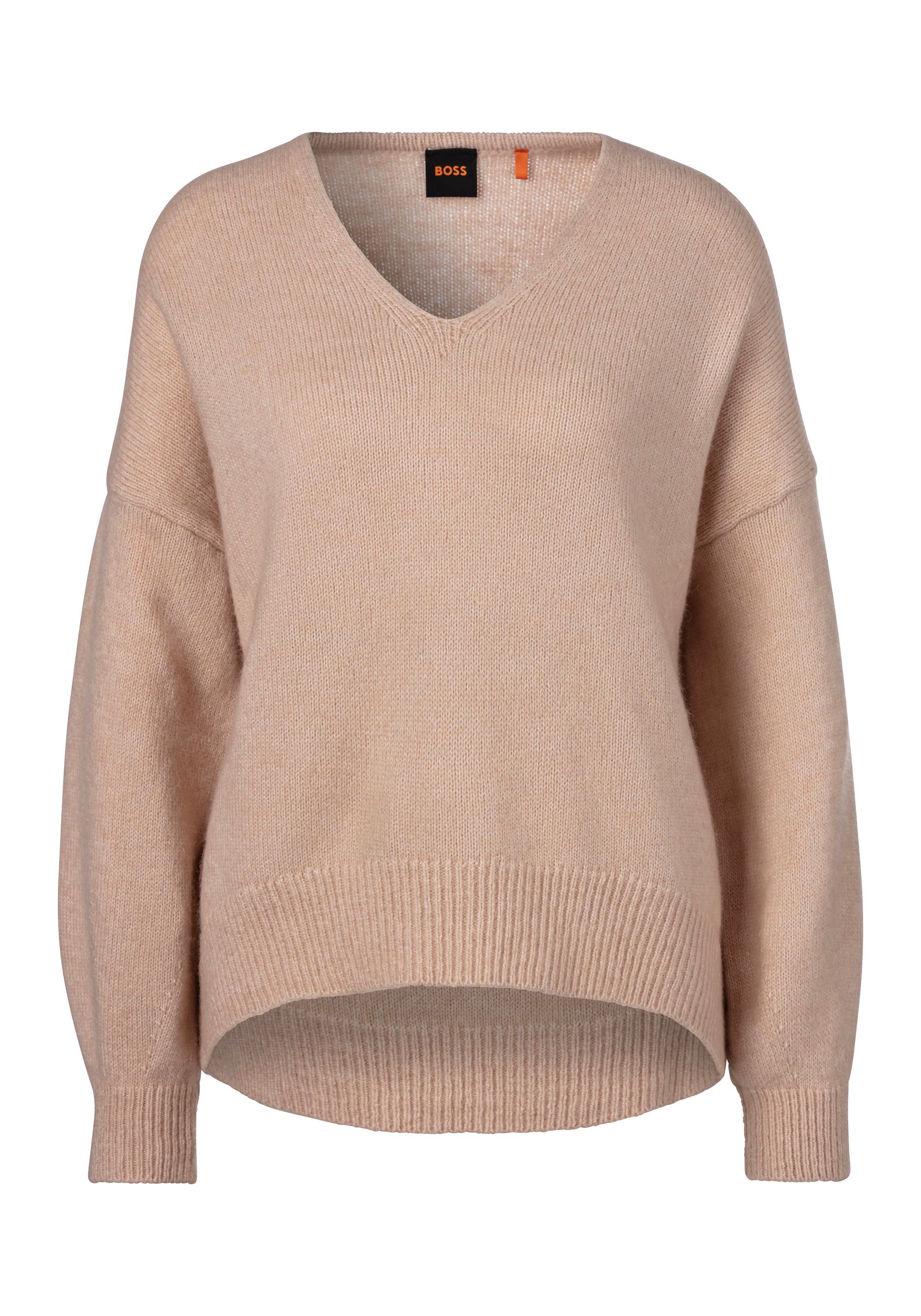 BOSS ORANGE Strickpullover »C_Fondy« mit oversized Ärmeln