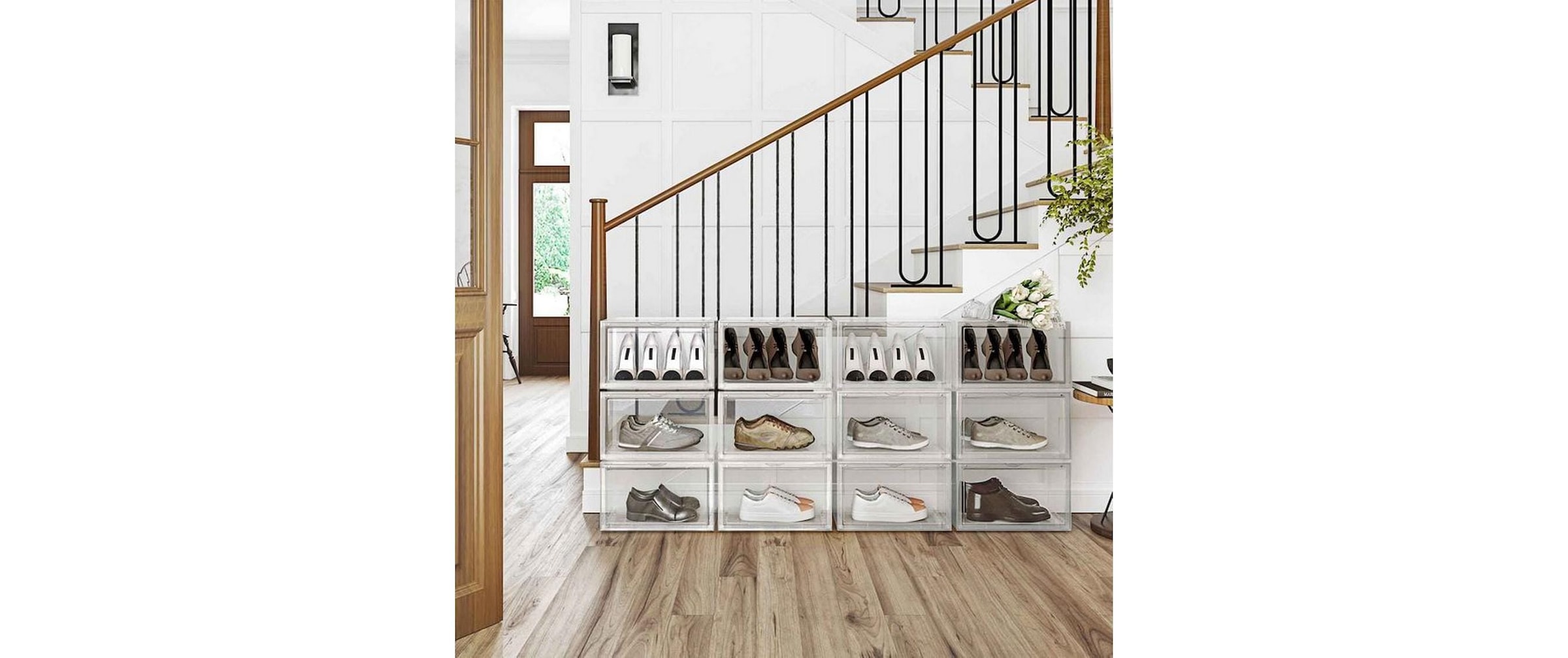 SONGMICS Schuhschrank »6-er Set Transparent«