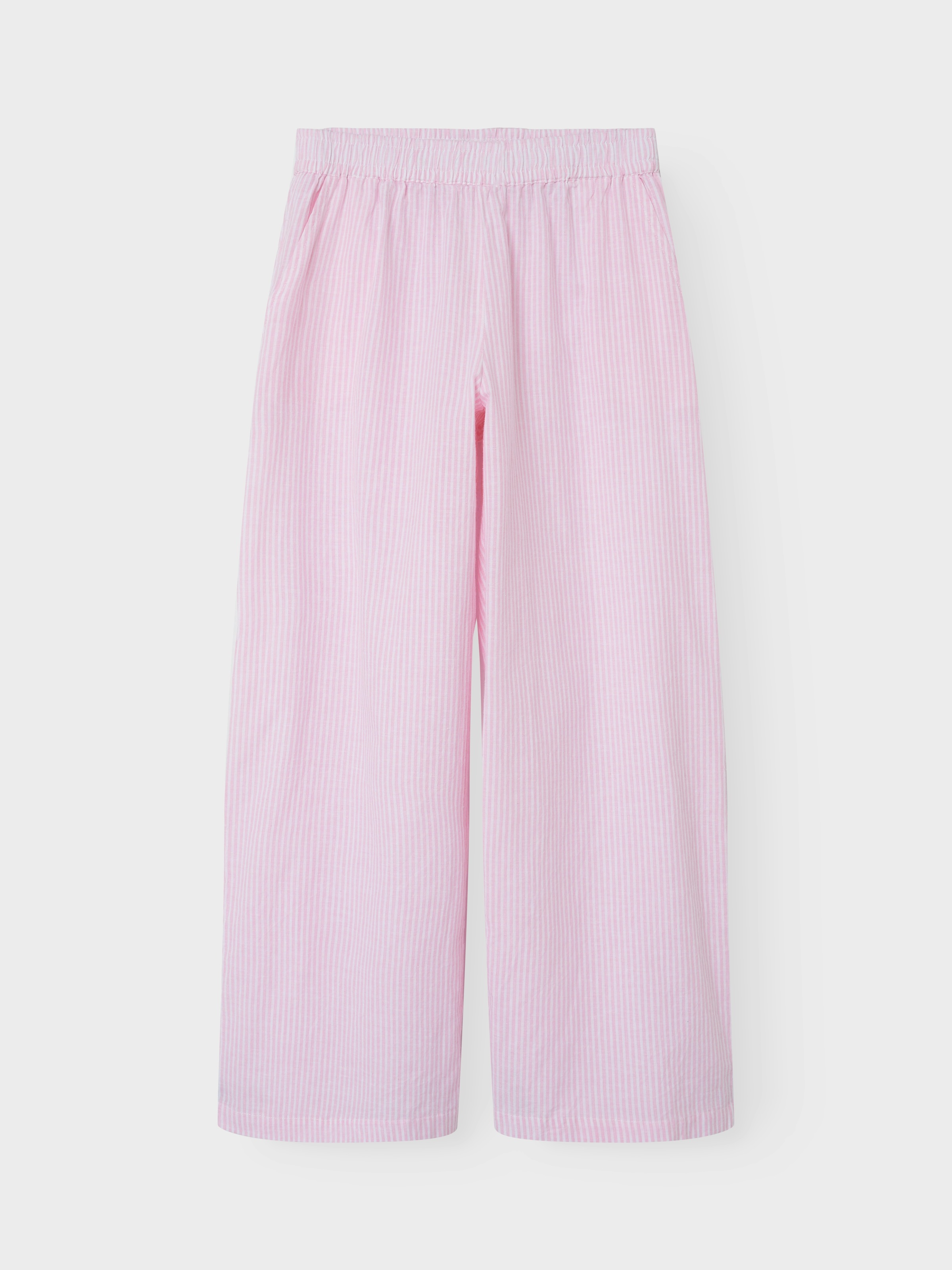 Name It Schlupfhose »NKNJELA für Mädchen und Jungen mit weitem Bein und Gummizug« gestreift, casual, relaxed fit, Baumwolle, ohne Kragen
