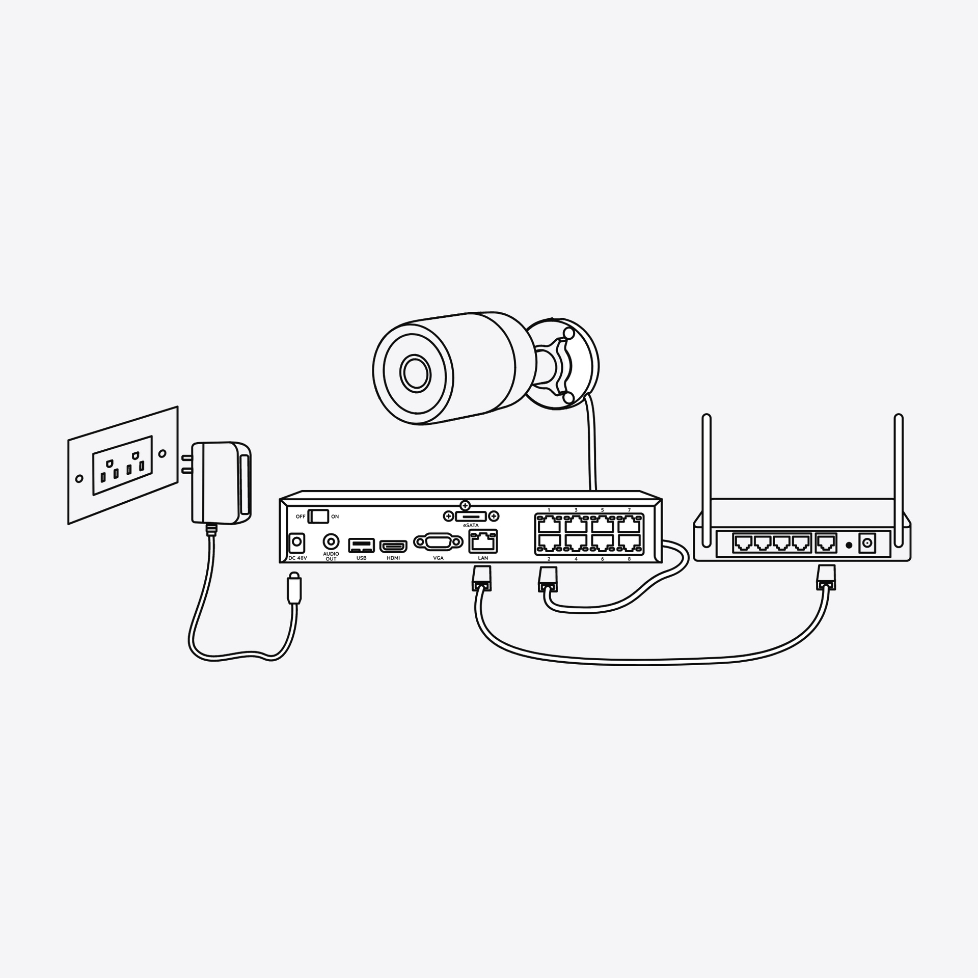 Reolink Überwachungskamera »P430 - 4K-Aussenkamera, PoE, 5X optischer Zoom«, Aussenbereich, Personen-/Fahrzeug-/Tiererkennung, Farb-Nachtsicht