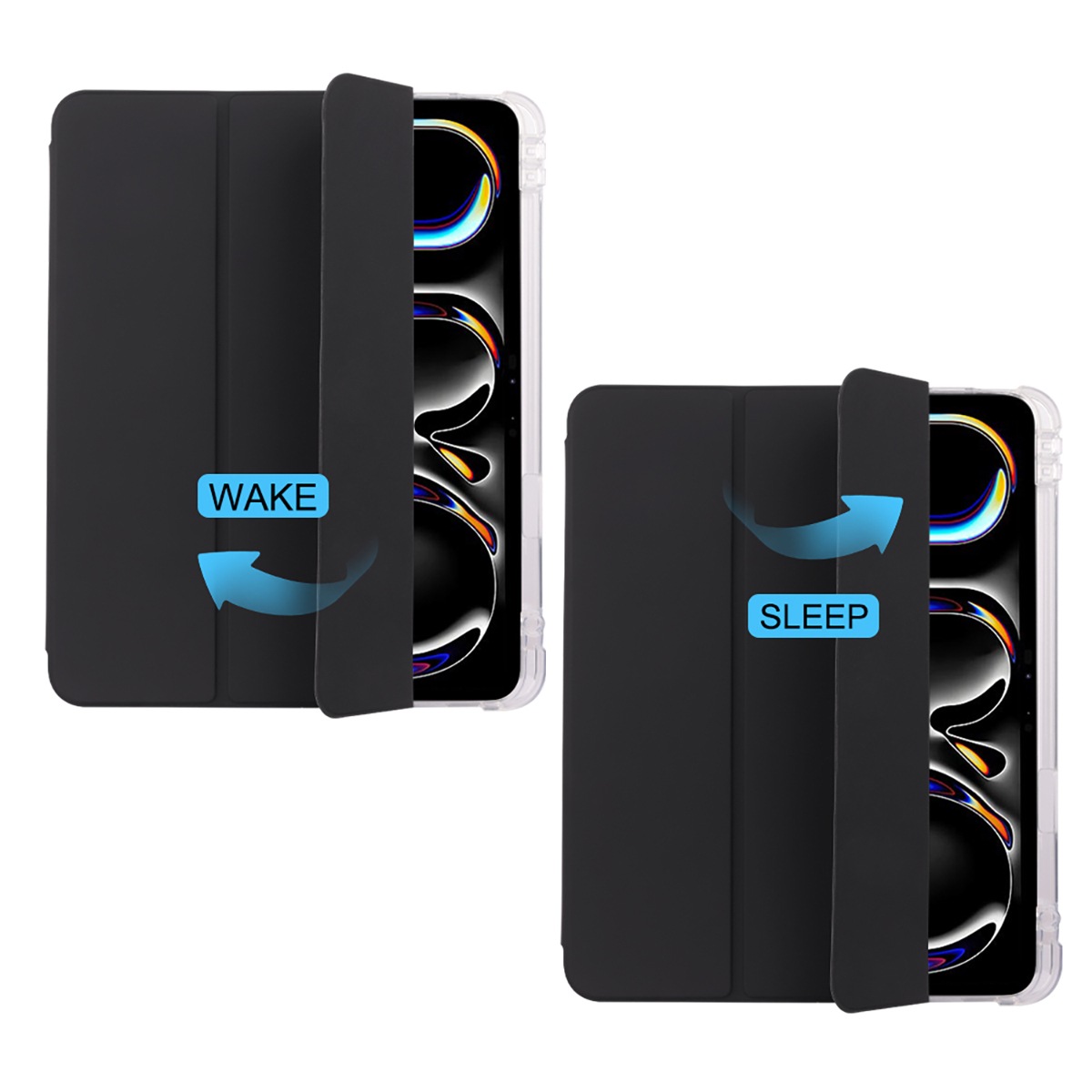 PEDEA Tablet-Hülle »Folio Trifold Case für Apple iPad Pro 11 (M4 24)«, Backcover, Schutzhülle, Tabletschutzhülle, Case, Schutzcase, stossfest