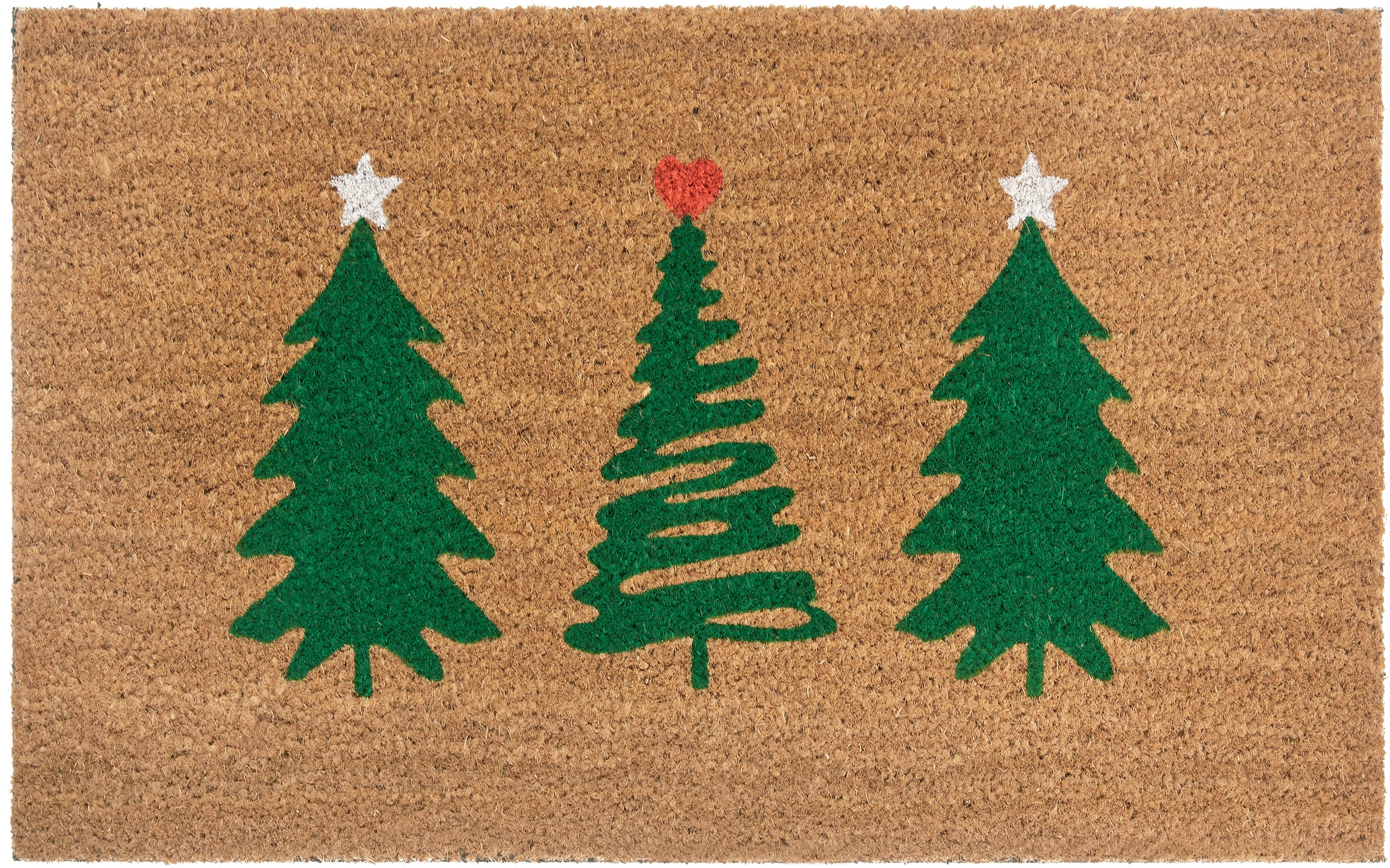 ❤ HANSE Home Fussmatte »Mix Mats Kokos Decorated Pine Trees«, rechteckig,  Weihnachten, Schmutzfangmatte, Outdoor, Rutschfest, Innen, Kokosmatte  entdecken im Jelmoli-Online Shop