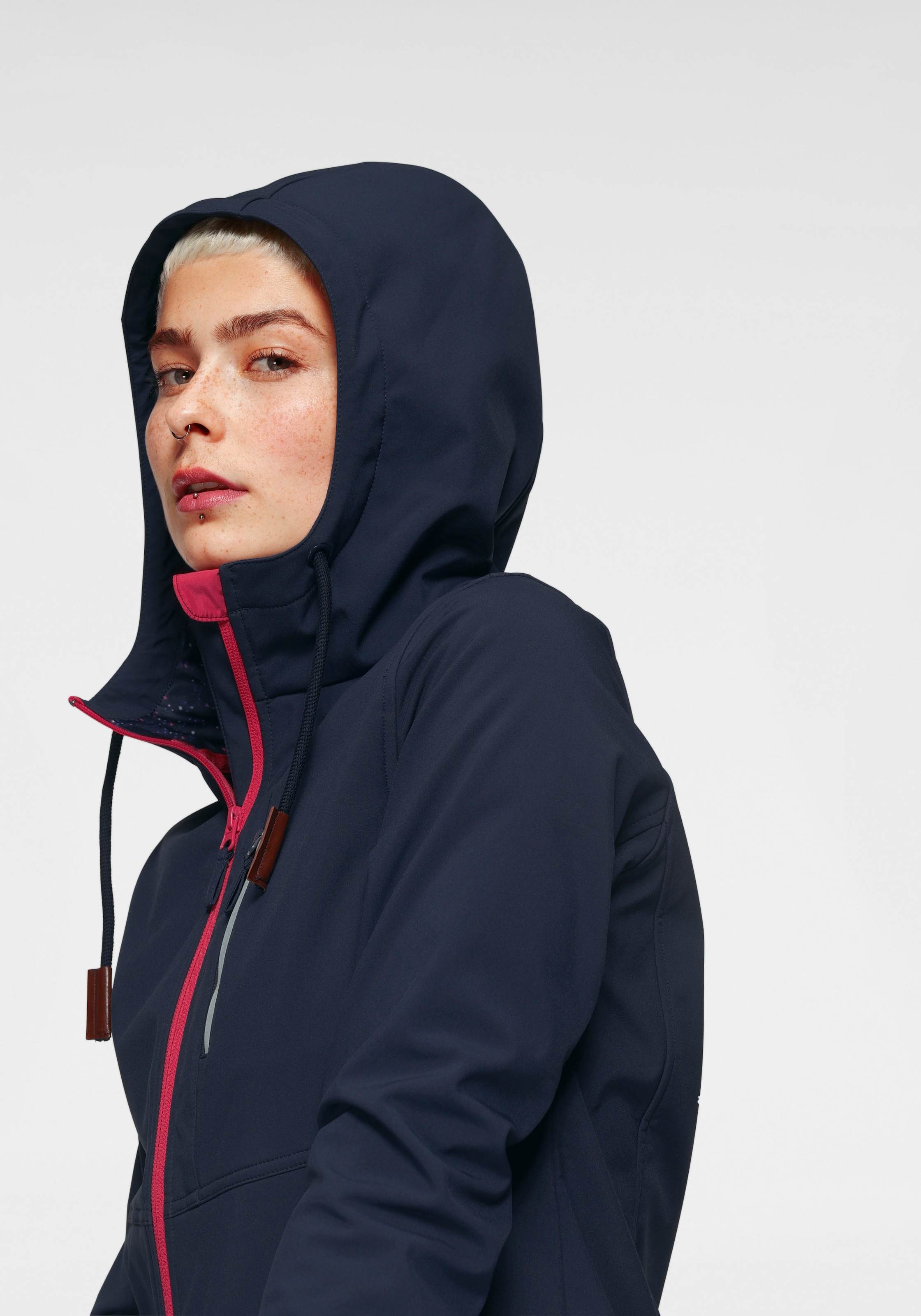 Sportswear Schweiz Ocean bestellen recyceltem Softshelljacke bei mit Kapuze Polyester«, »aus online Jelmoli-Versand
