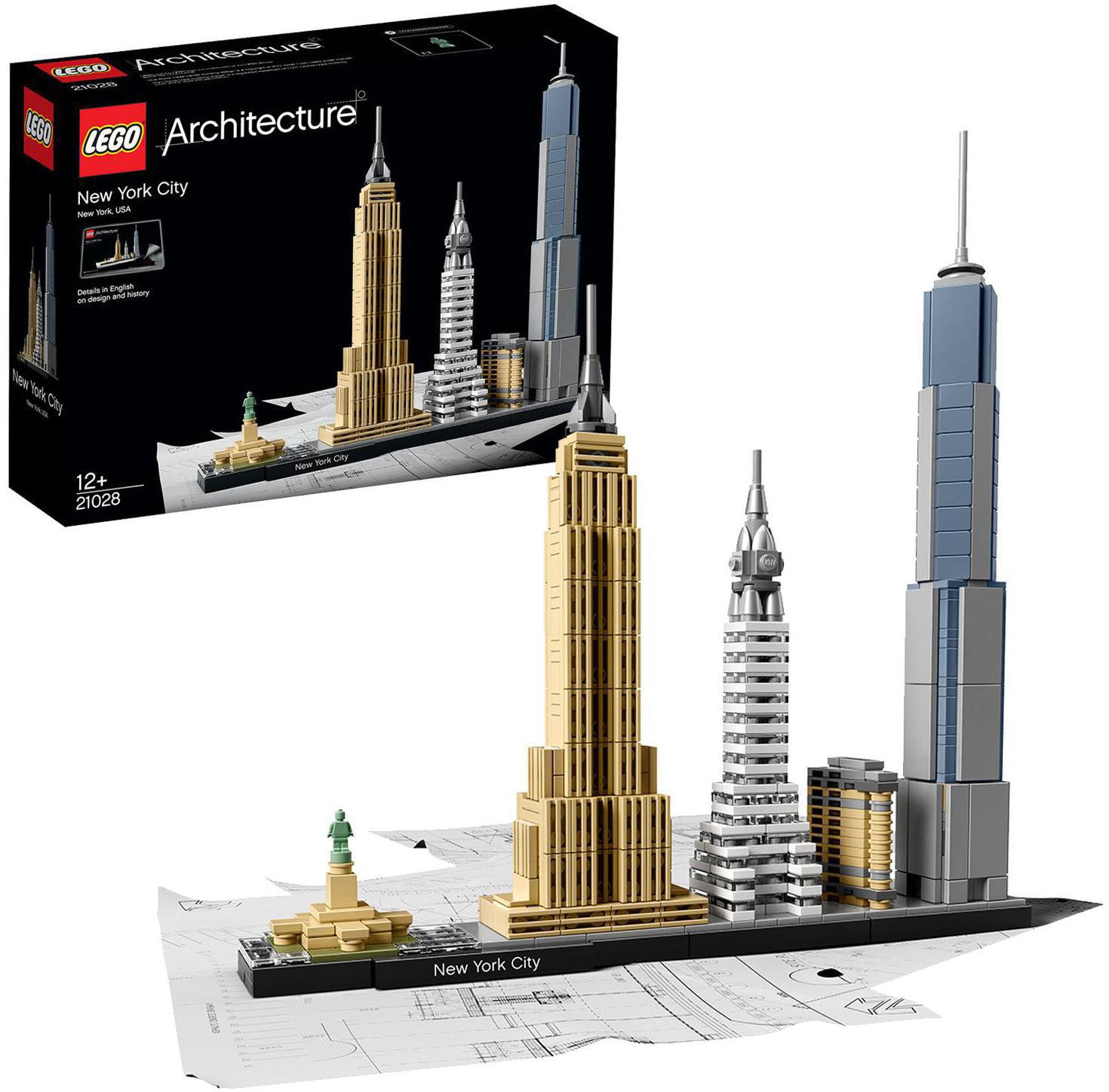 Konstruktionsspielsteine »New York City (21028), LEGO® Architecture«, (598 St.)