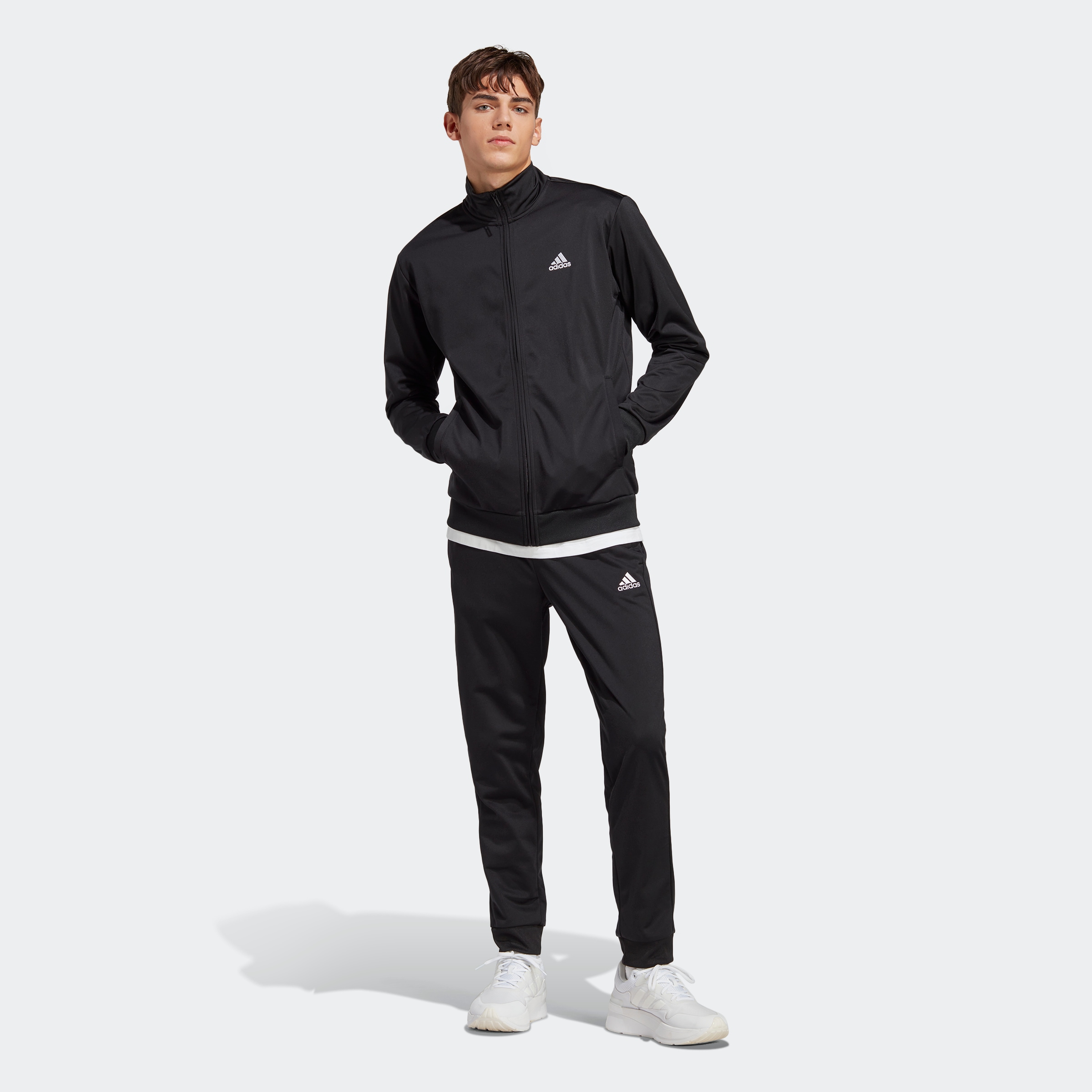 adidas Sportswear Trainingsanzug »LINEAR LOGO TRICOT«, (2 tlg.)