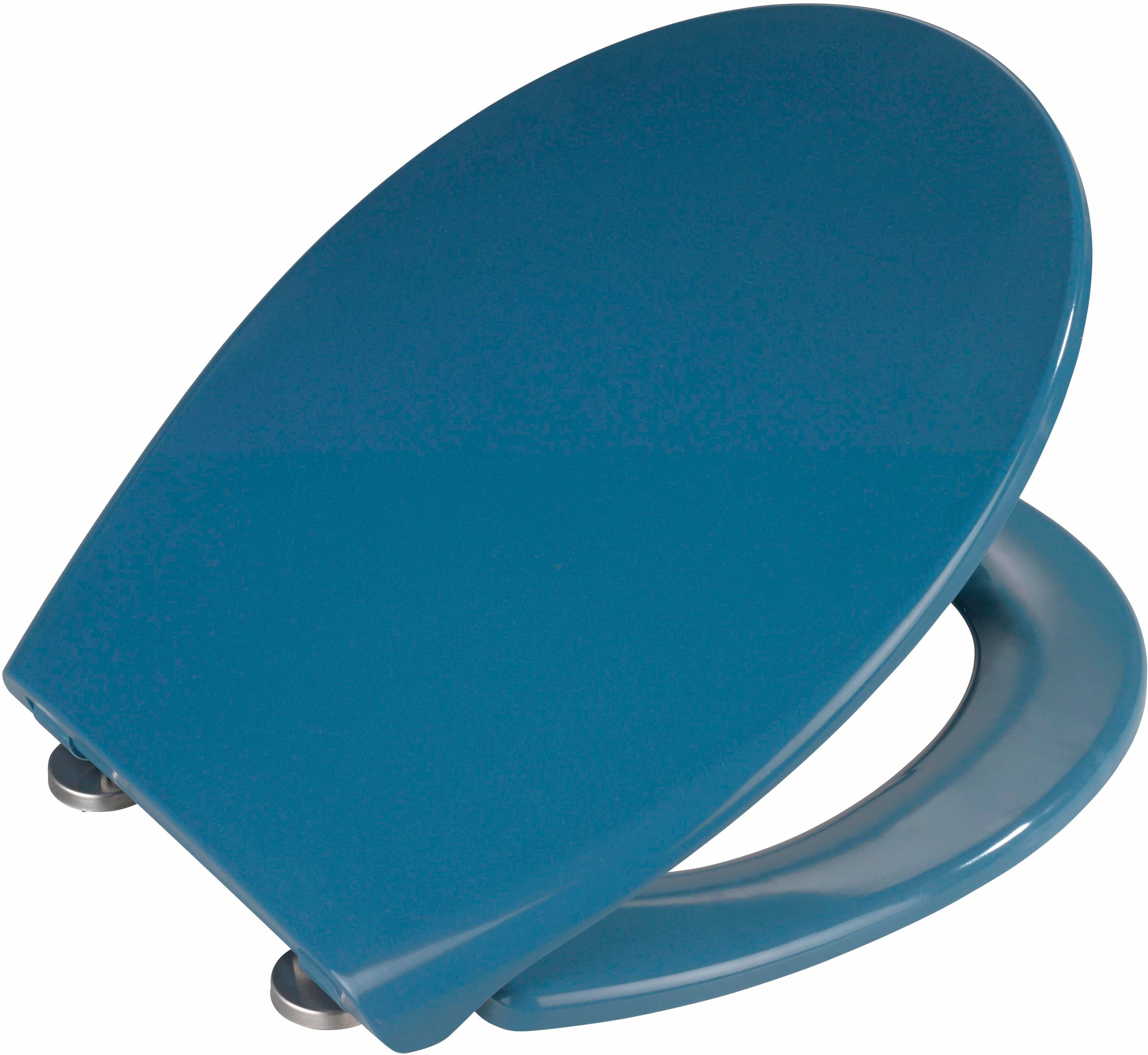 WENKO WC-Sitz »Samos Slate Blue«