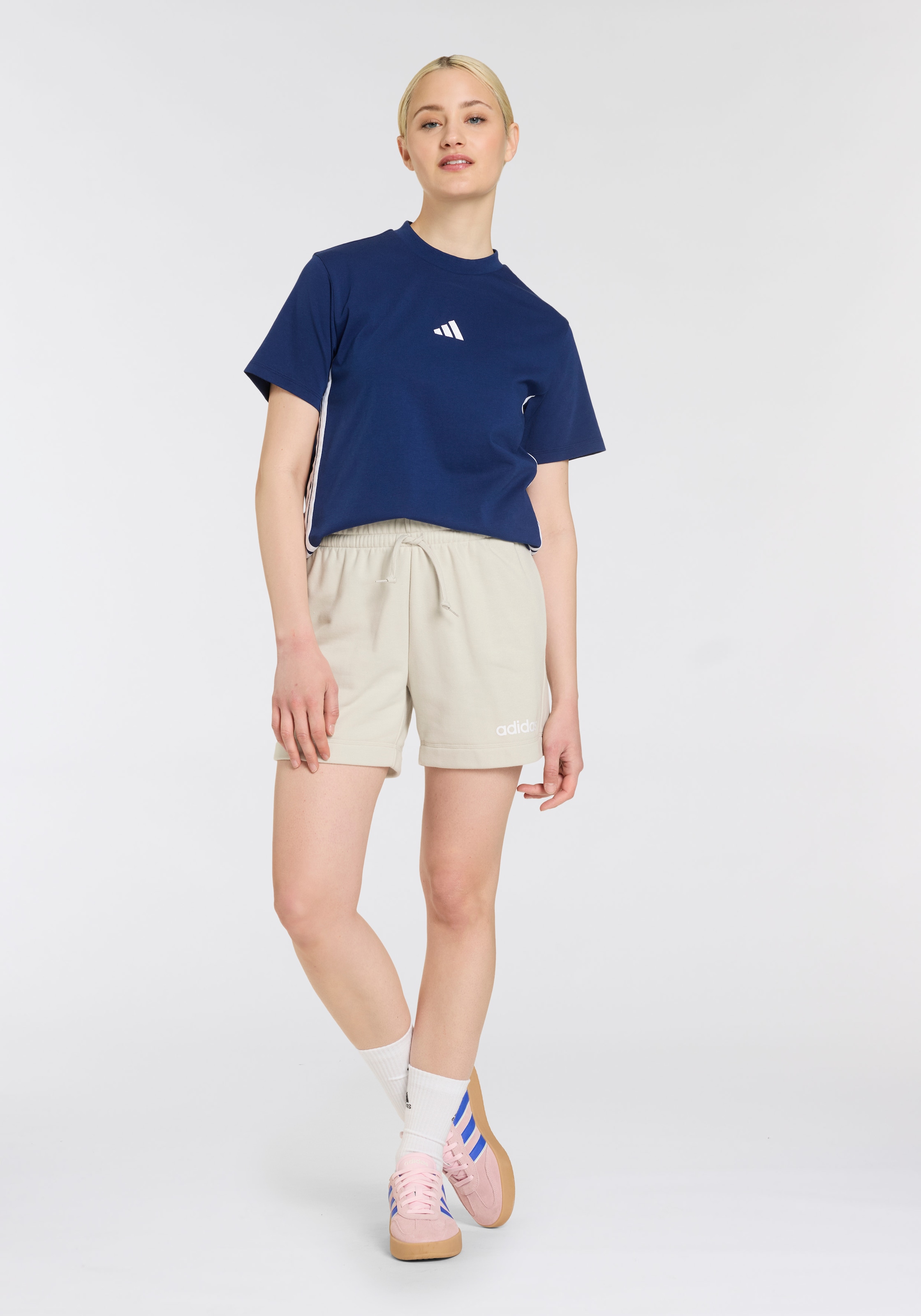 adidas Sportswear Shorts »W LIN FT SHO«, (1 tlg.)
