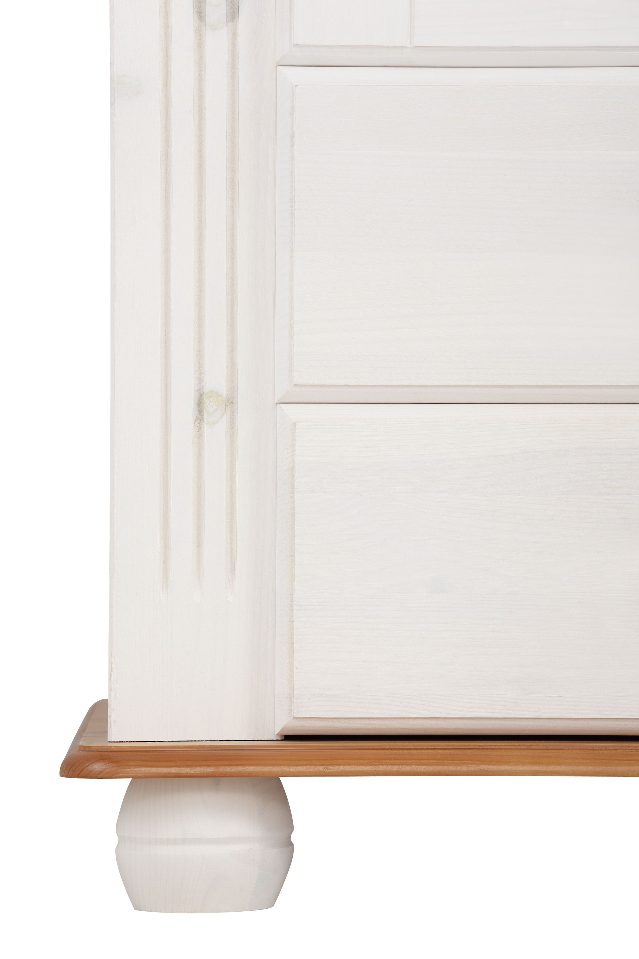Home affaire Wäscheschrank »Adele, Mehrzweckschrank«, (2 Breiten: 93/130 cm H/T ca. 135/40 cm), aus massiver Kiefer, 2-oder 3-türig