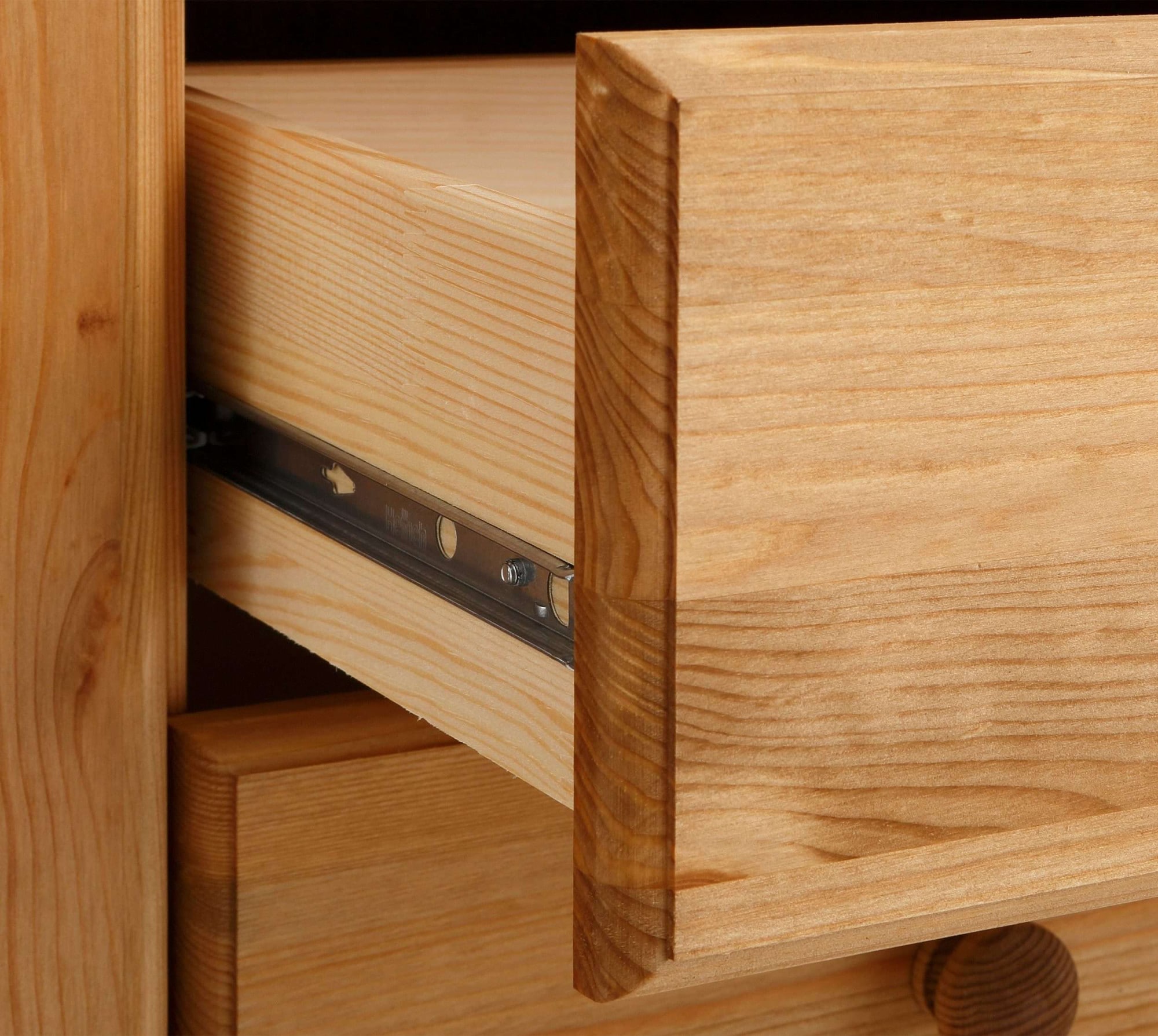 Home affaire Kommode »Sideboard, Anrichte, mit 3 Schubladen, 2 Türen«, aus massiver Kiefer, Breite 130 cm