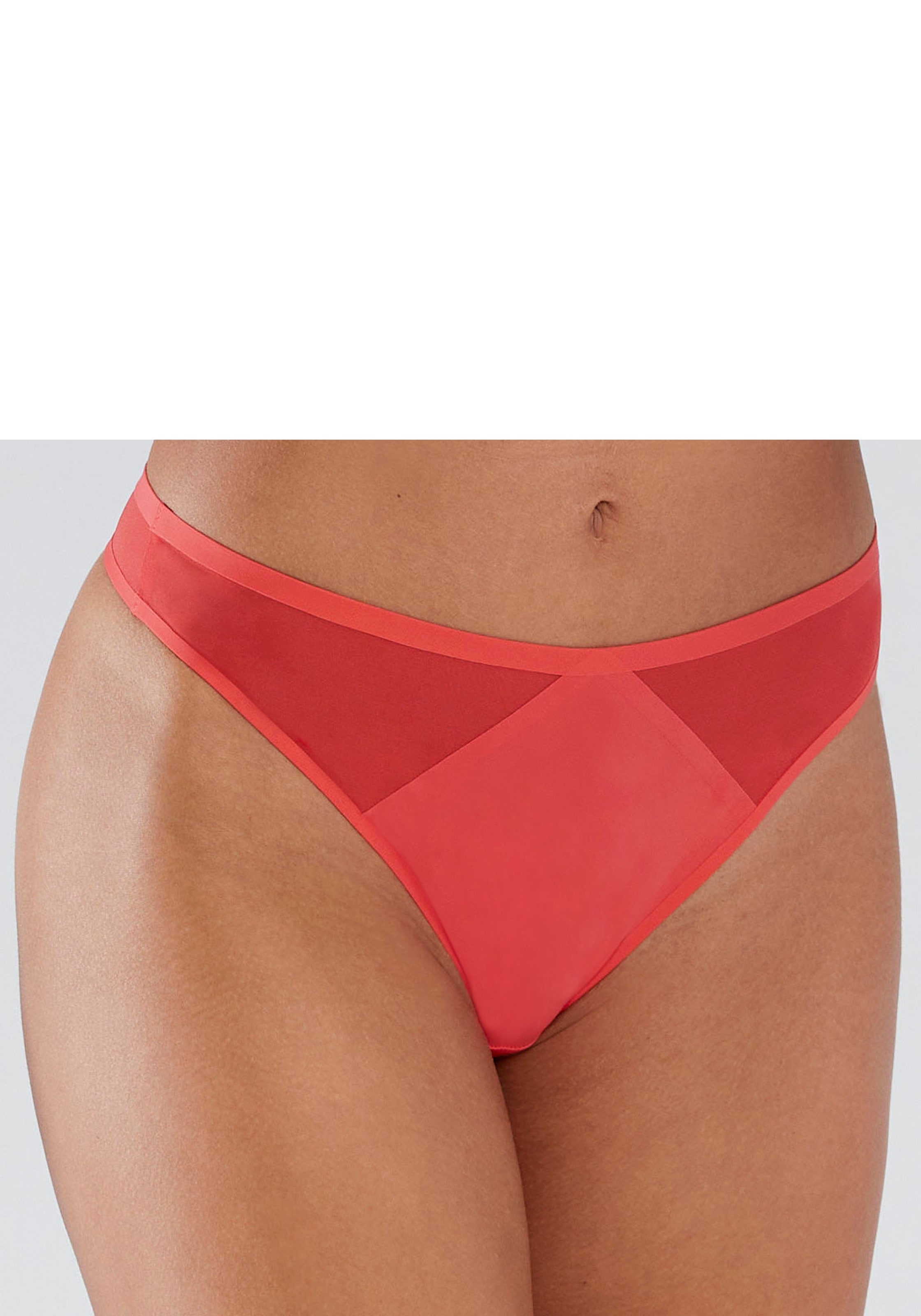 s.Oliver String »Louise« mit seitlichen Mesh-Einsätzen