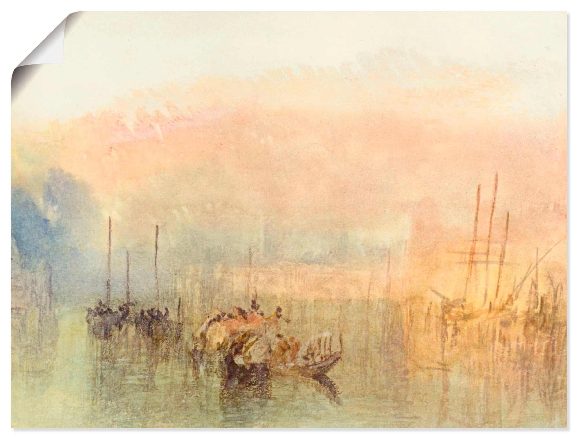 Artland Wandbild Grössen Poster Wandaufkleber versch. | Jelmoli-Versand in St.), online Grande«, Canal »Venedig, Einfahrt als kaufen Leinwandbild, oder (1 Gewässer