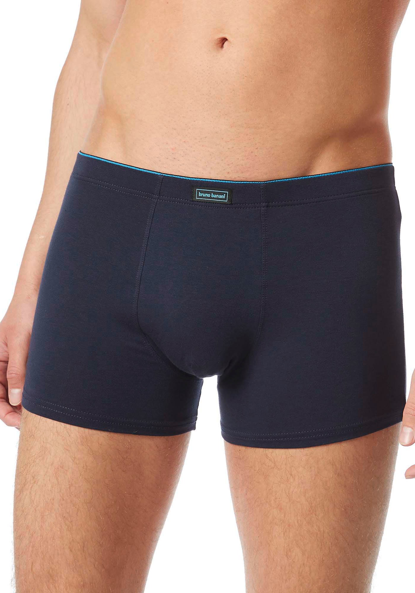 Bruno Banani Boxershorts »Short Infinity«, mit kontrastfarbenen Logobund