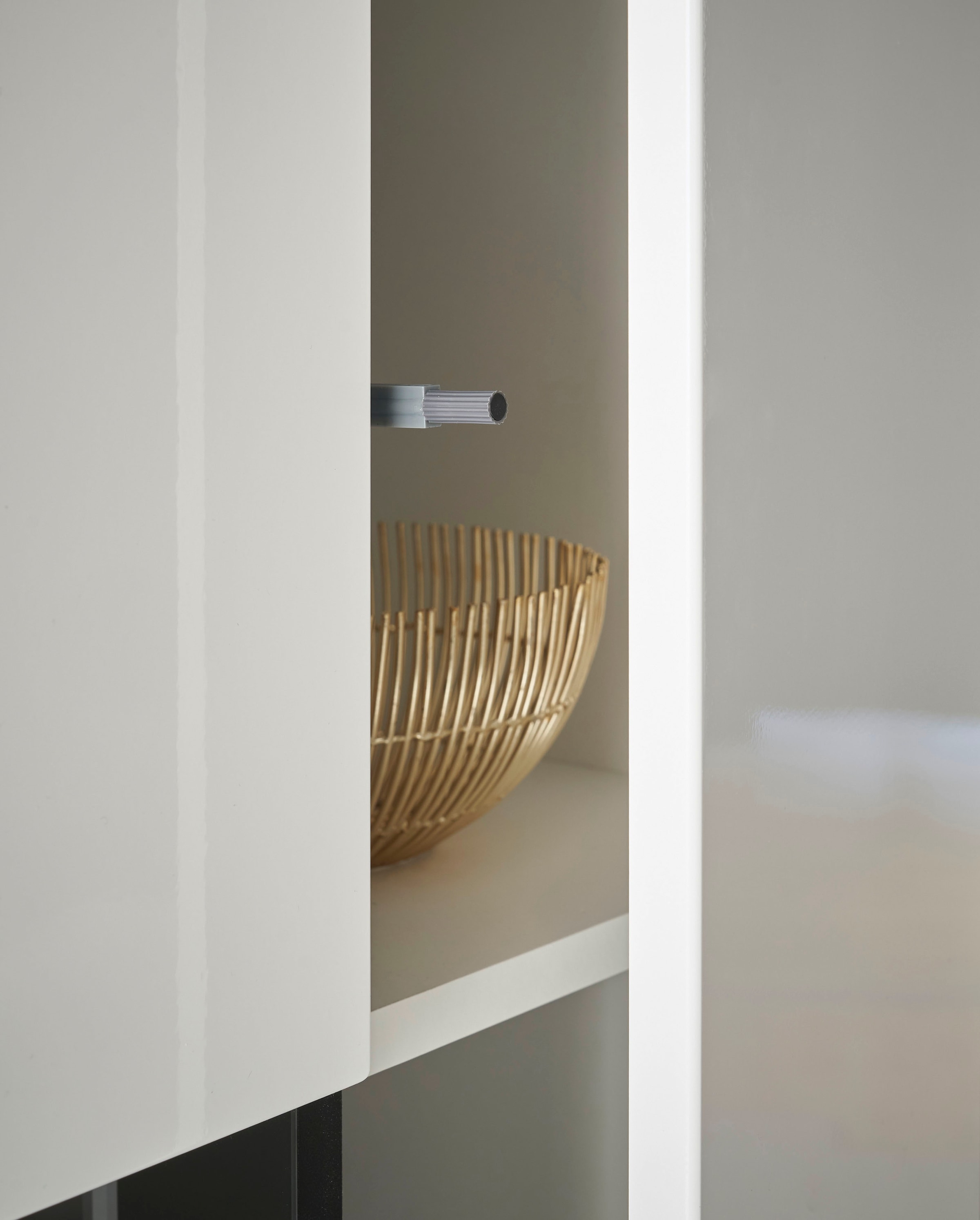 INOSIGN Wohnwand »Cantara, moderne Anbauwand, Wohnzimmer-Set, in Eiche Evoke oder Weiss«, (Set, 4 St.)