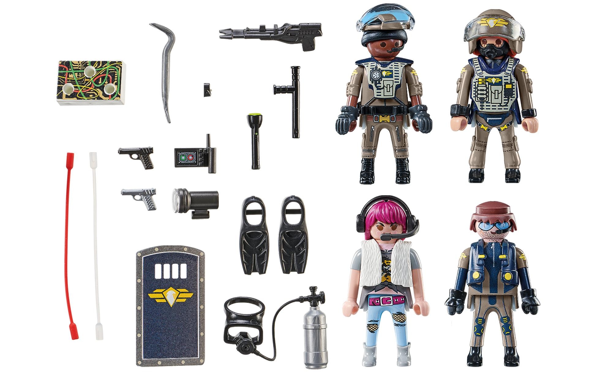 Playmobil® Spielbausteine »City Action SWAT-Figurenset 71146«, (37 St.)