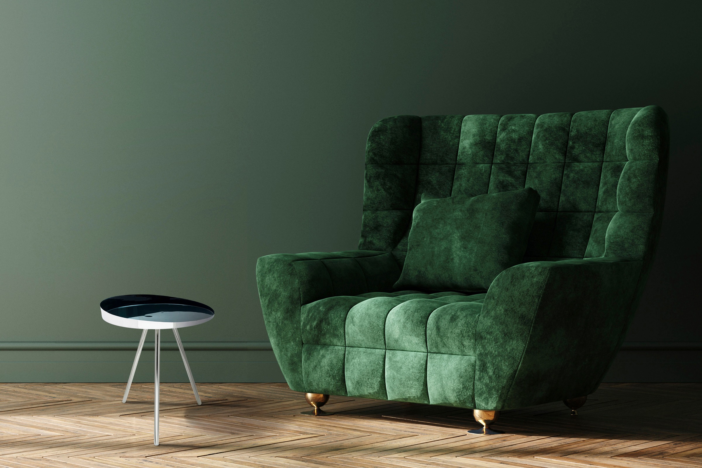 Kayoom Beistelltisch »Morrison, runder Beistelltisch, edler Look«, (1 St.), Dekorativ, glanzvolle Lackierung, stilvolles Design