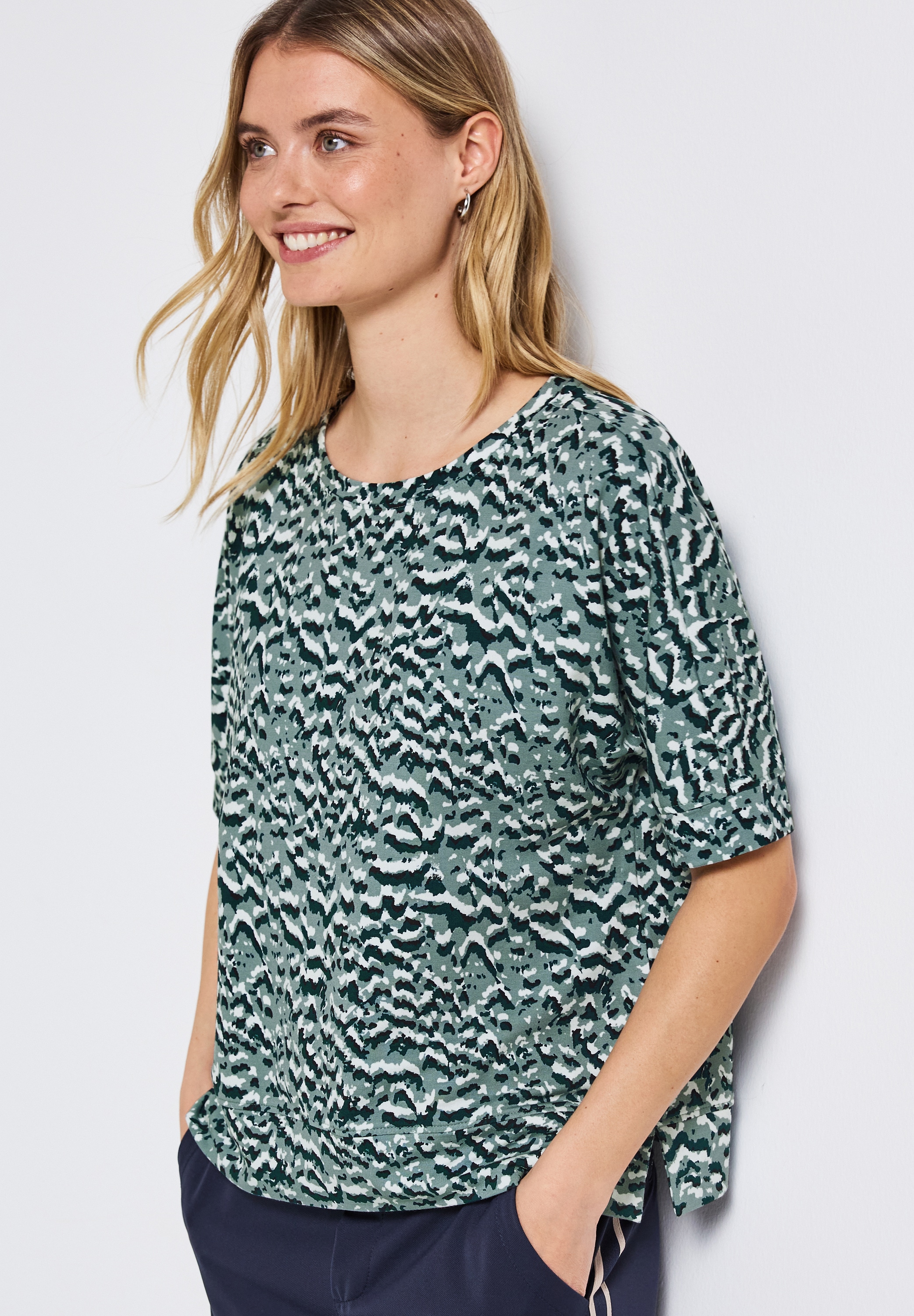 STREET ONE T-Shirt, mit All-Over Print