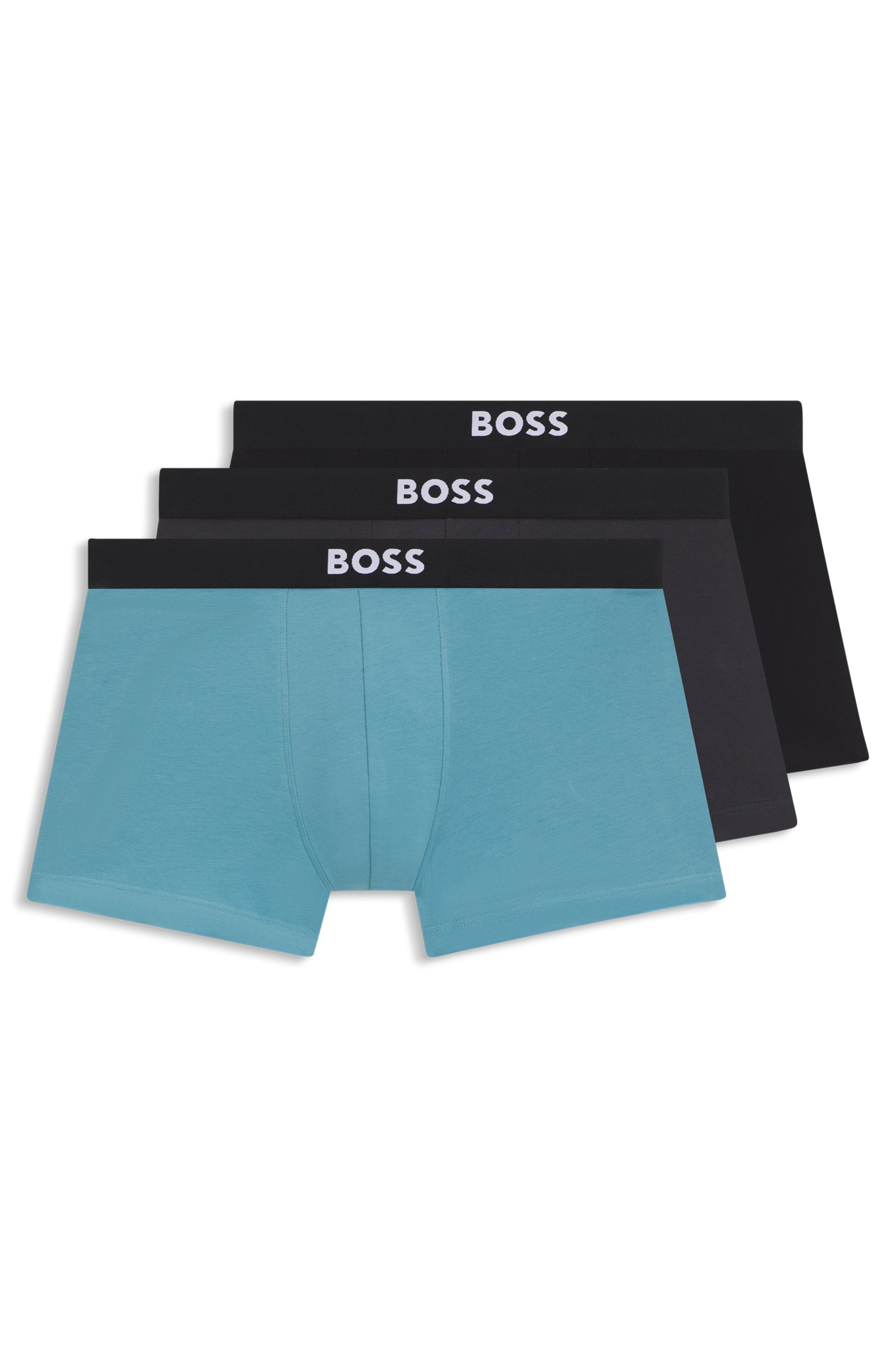 BOSS Trunk »3P Trunk BOSS ONE« mit unifarbenen Bund