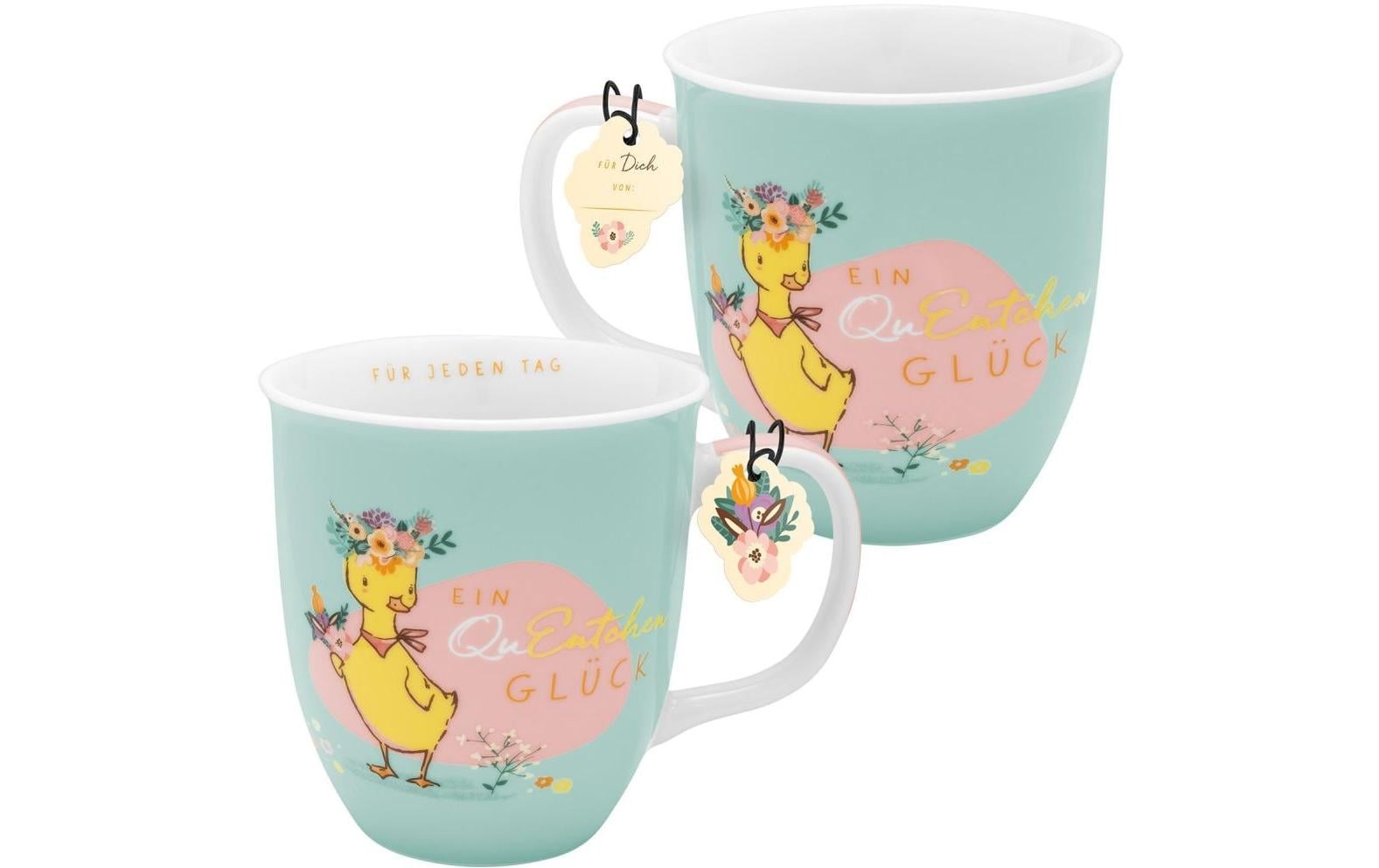 Sheepworld Tasse »Ente 400 ml, 1 Stück, Mint«, (1 tlg.)