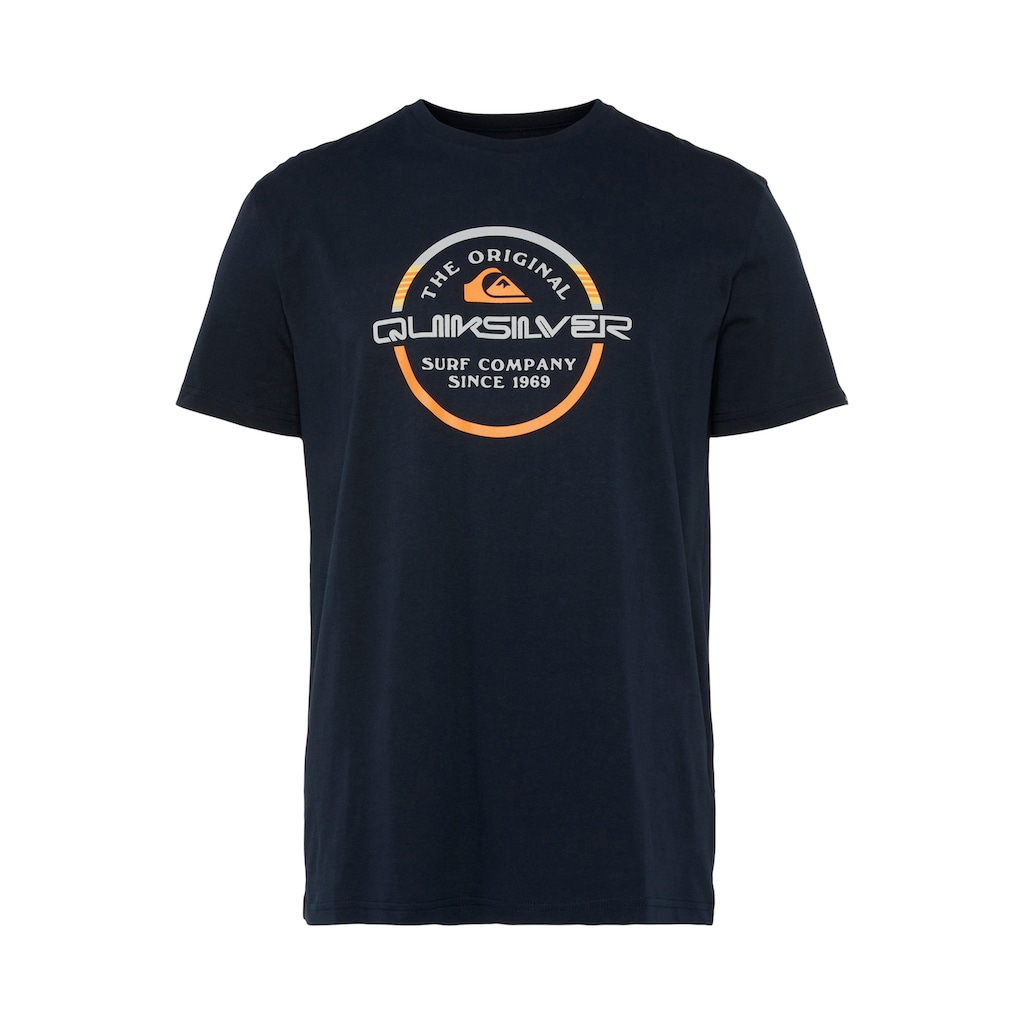 Quiksilver T-Shirt »Herren Doppelpack mit Logodruck«, (Packung, 2 tlg., 2er-Pack)