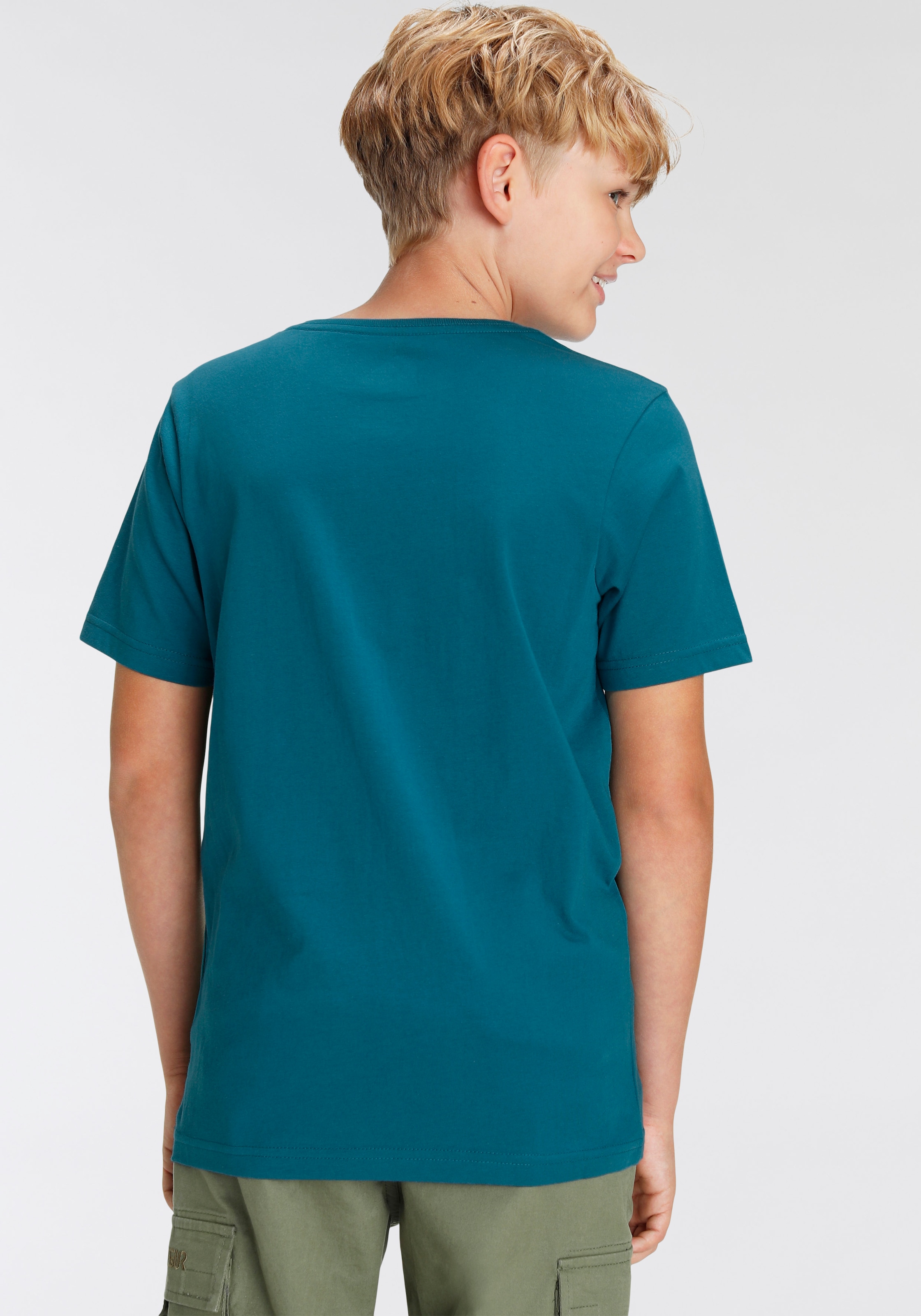 tlg.) Logodruck«, | ✵ mit (Packung, T-Shirt entdecken Doppelpack 2 »Jungen günstig Quiksilver Jelmoli-Versand