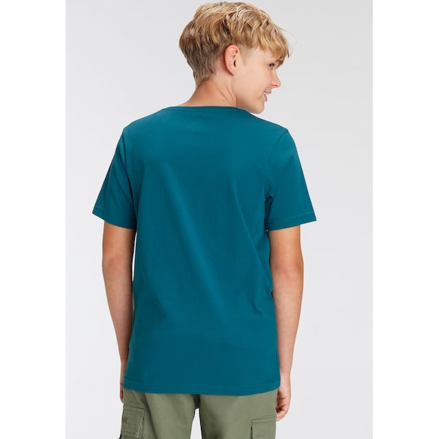 entdecken Jelmoli-Versand T-Shirt (Packung, 2 Quiksilver »Jungen mit | Logodruck«, Doppelpack ✵ günstig tlg.)
