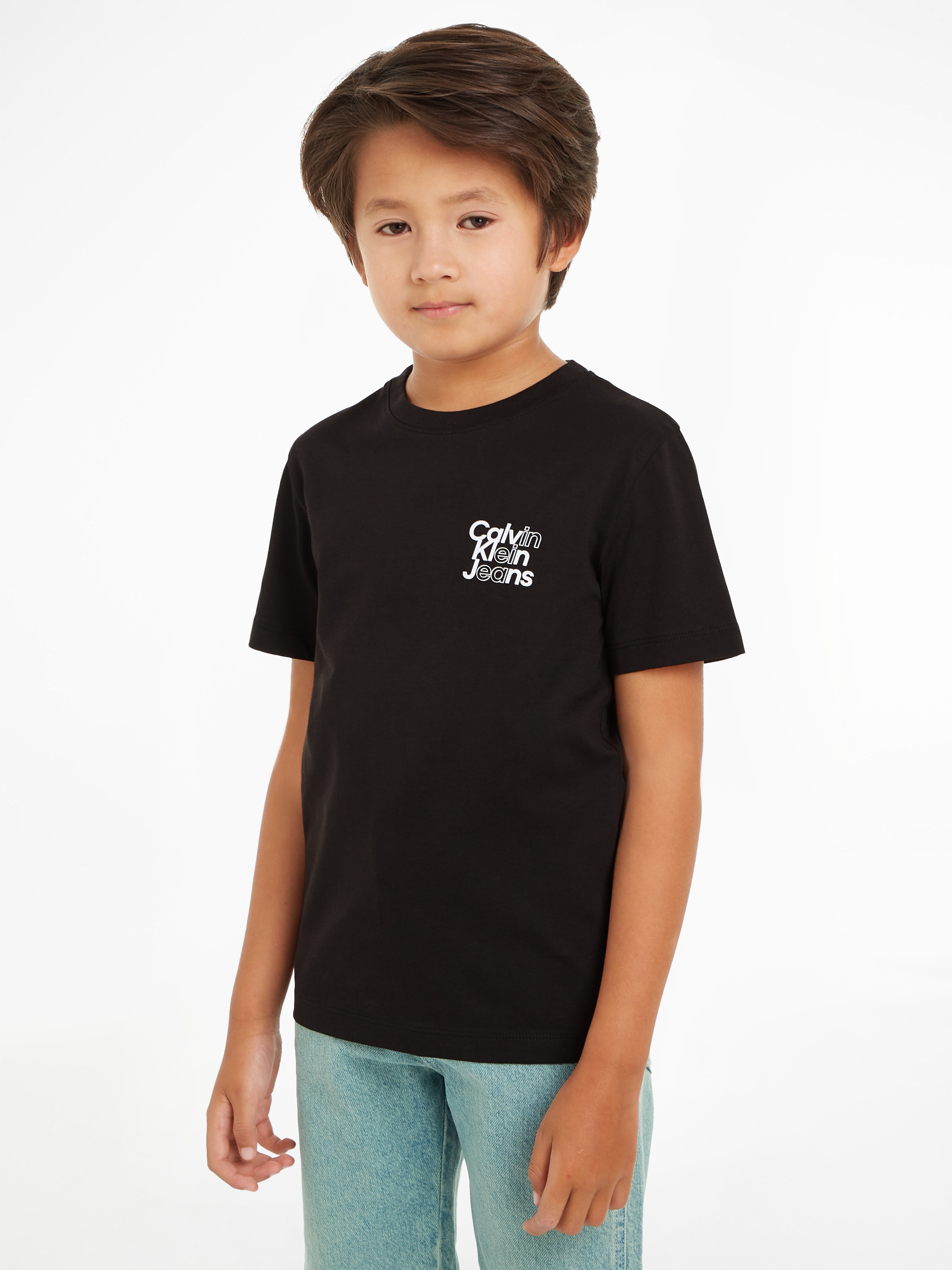 Jahre SS | Klein REG. günstig ordern Jelmoli-Versand Kinder T-Shirt Jeans Calvin bis »MINI INST.LOGO T-SHIRT«, ✵ 16