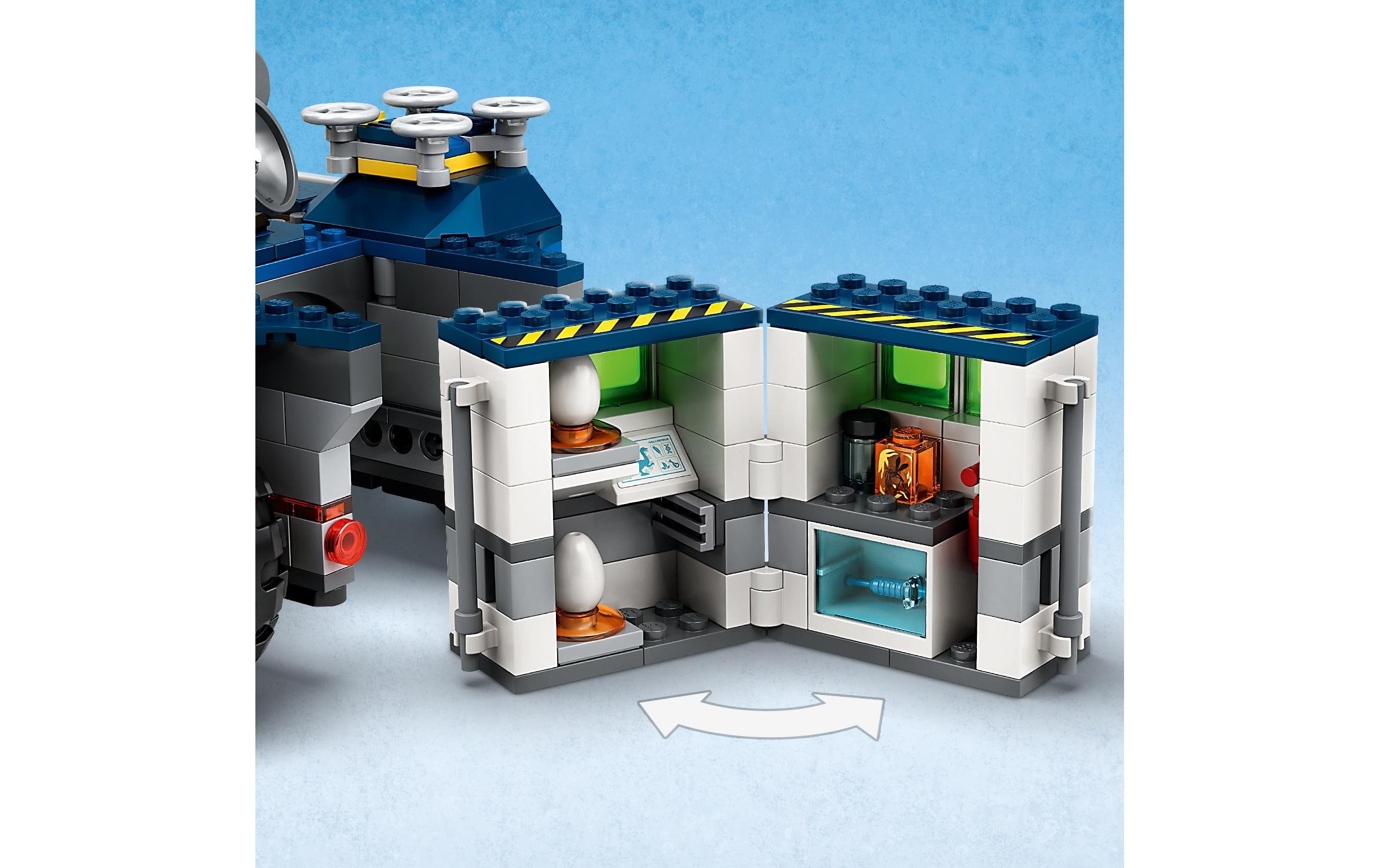 LEGO® Spielbausteine »Jurassic World Ausbruch von Gallimimus / Pteranodon«, (391 St.)