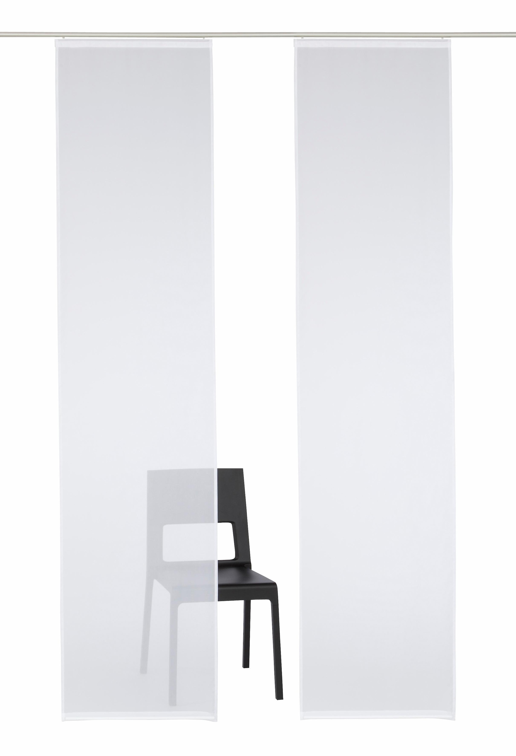 my home Schiebegardine »Xanten«, (2 St.), 2-er Set, mit Befestigungszubehör, Breite 57 cm, Raumteiler, modern