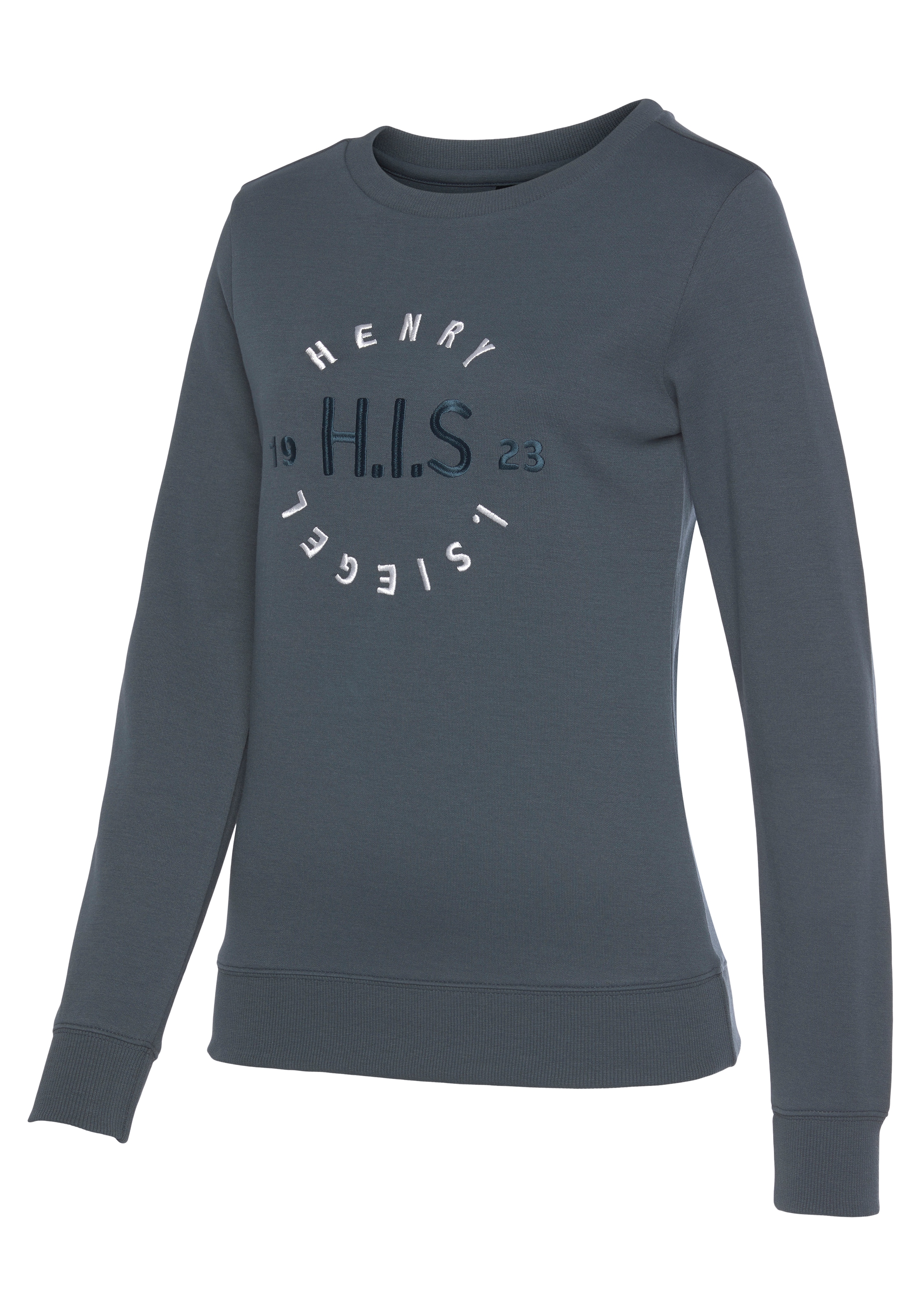 H.I.S Sweatshirt, mit grosser Logo Stickerei, Loungeanzug