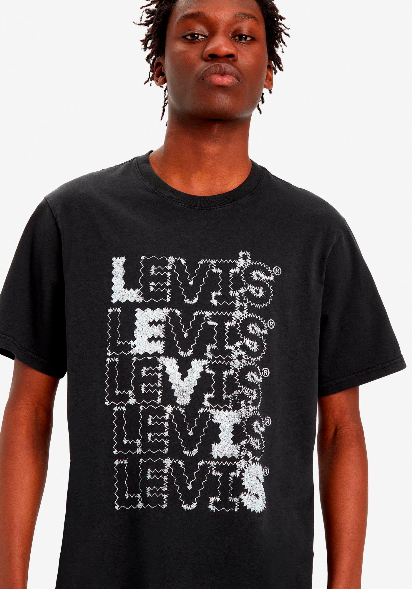 Levi's® Print-Shirt »SS RELAXED FIT TEE BLACKS«