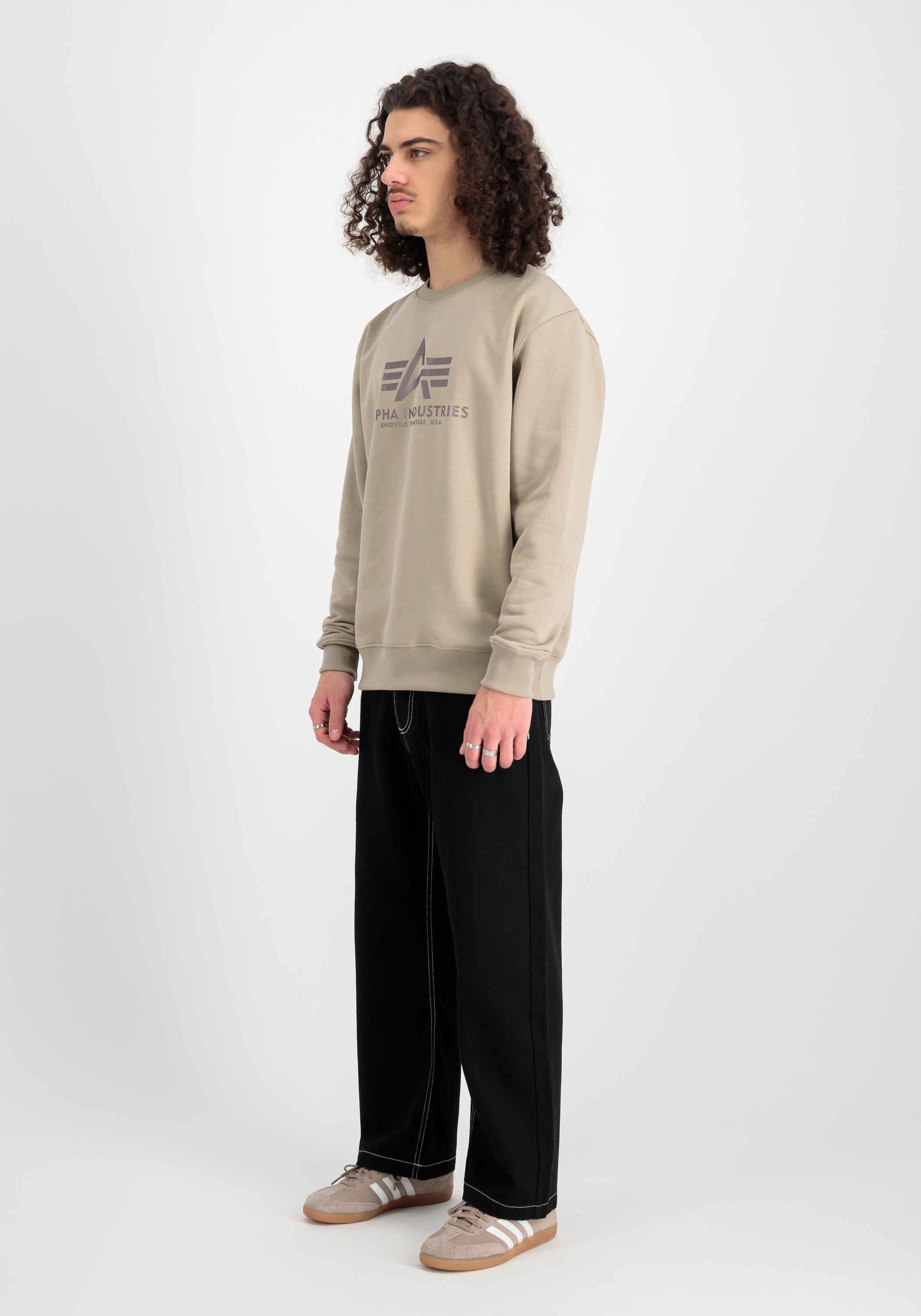 Alpha Industries Sweater »Basic Sweatshirt Carbon«