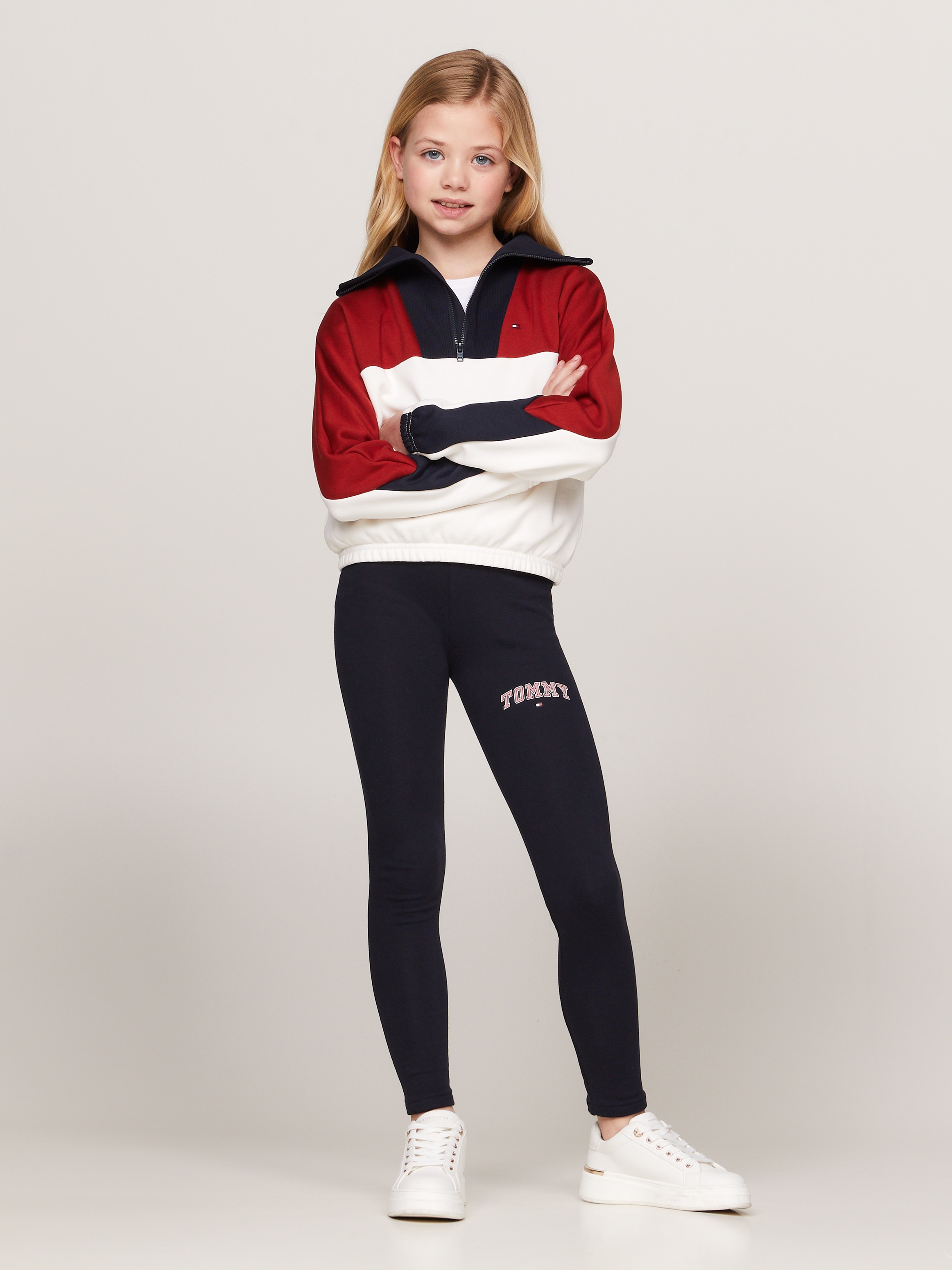 Tommy Hilfiger Leggings »VARSITY FITTED LEGGING«, Kinder bis 16 Jahre mit Logoschriftzug