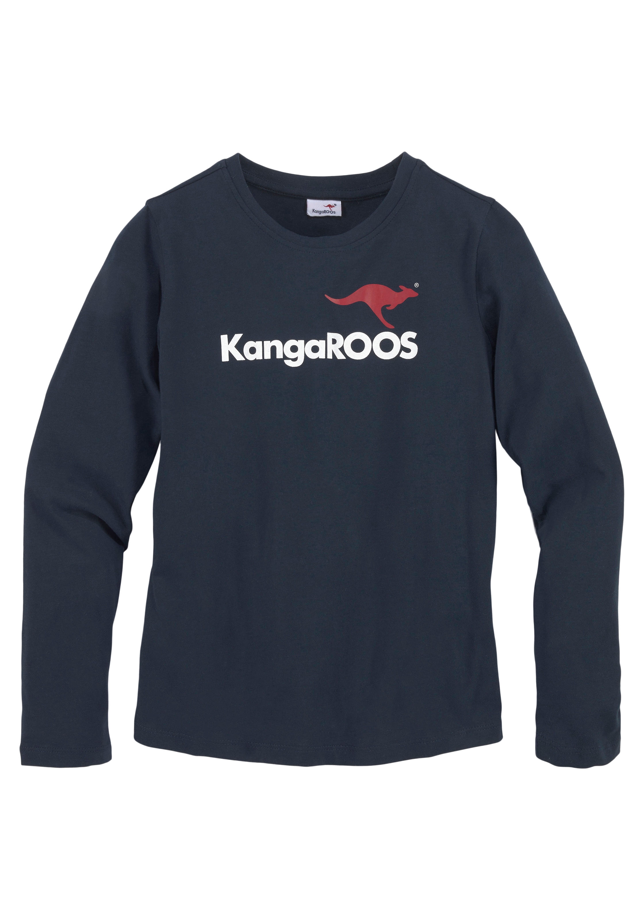✵ KangaROOS Langarmshirt »Basic Logo« günstig kaufen | Jelmoli-Versand