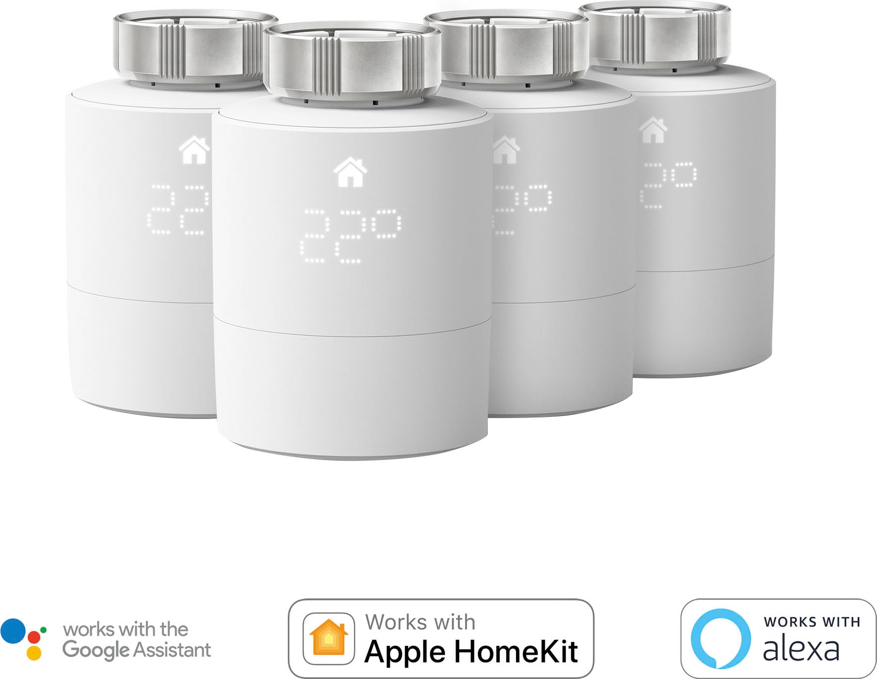 Tado Heizkörperthermostat »Smartes Heizkörper-Thermostat - 5er Pack, zur Einzelraumsteuerung«