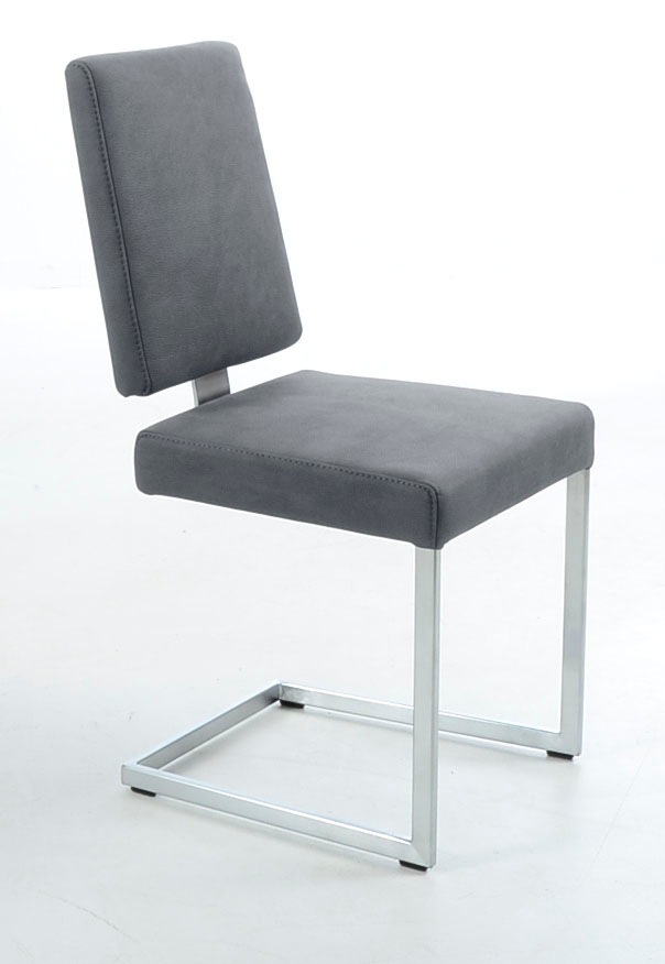 K+W Komfort & Wohnen Freischwinger () stabiles Hochkantgestell, in Leder oder Microfaser