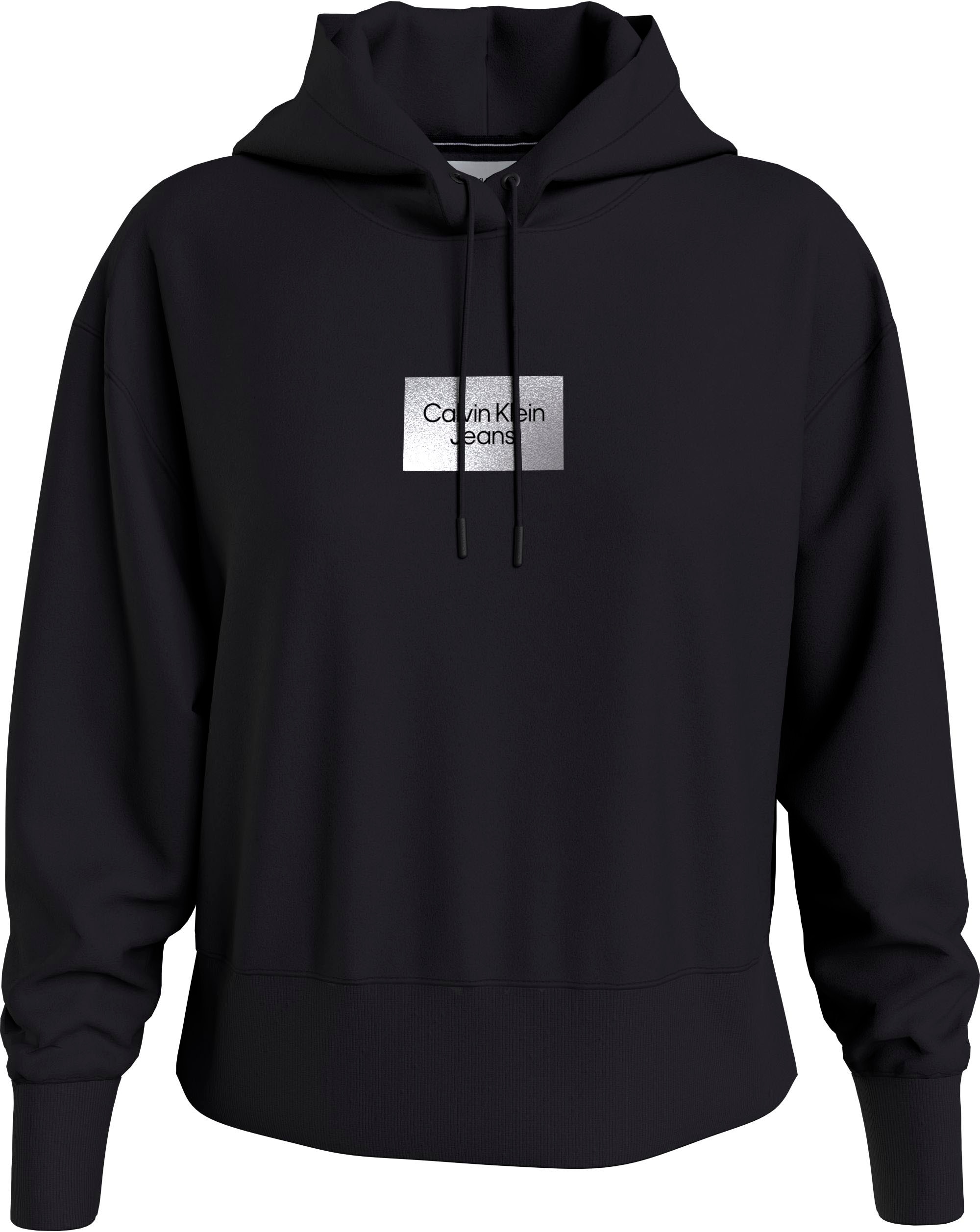 Hoodie »INSTITUTIONAL BOX HOODIE«, mit Calvin Klein Markenlogo auf der Brust