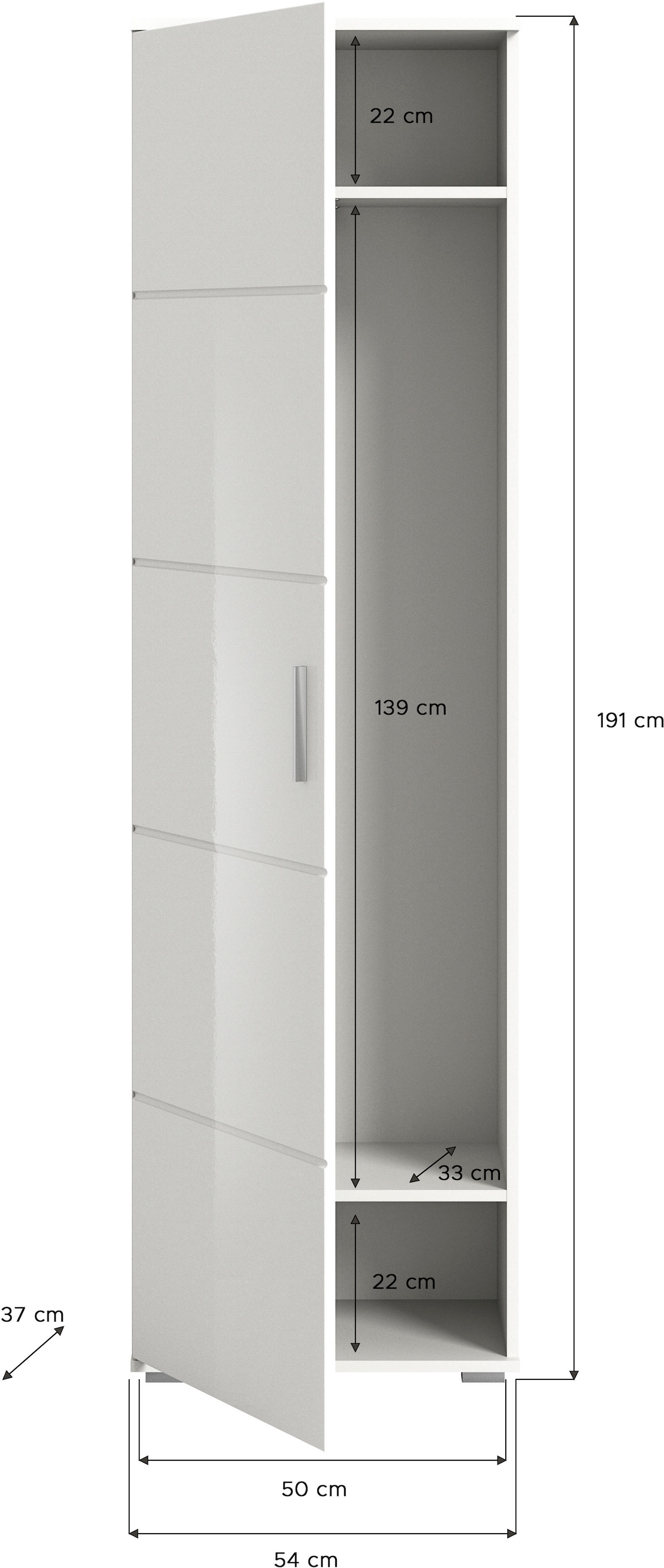 191 ca. ✵ Garderobenschrank »Valge«, cm Höhe | Jelmoli-Versand INOSIGN kaufen online