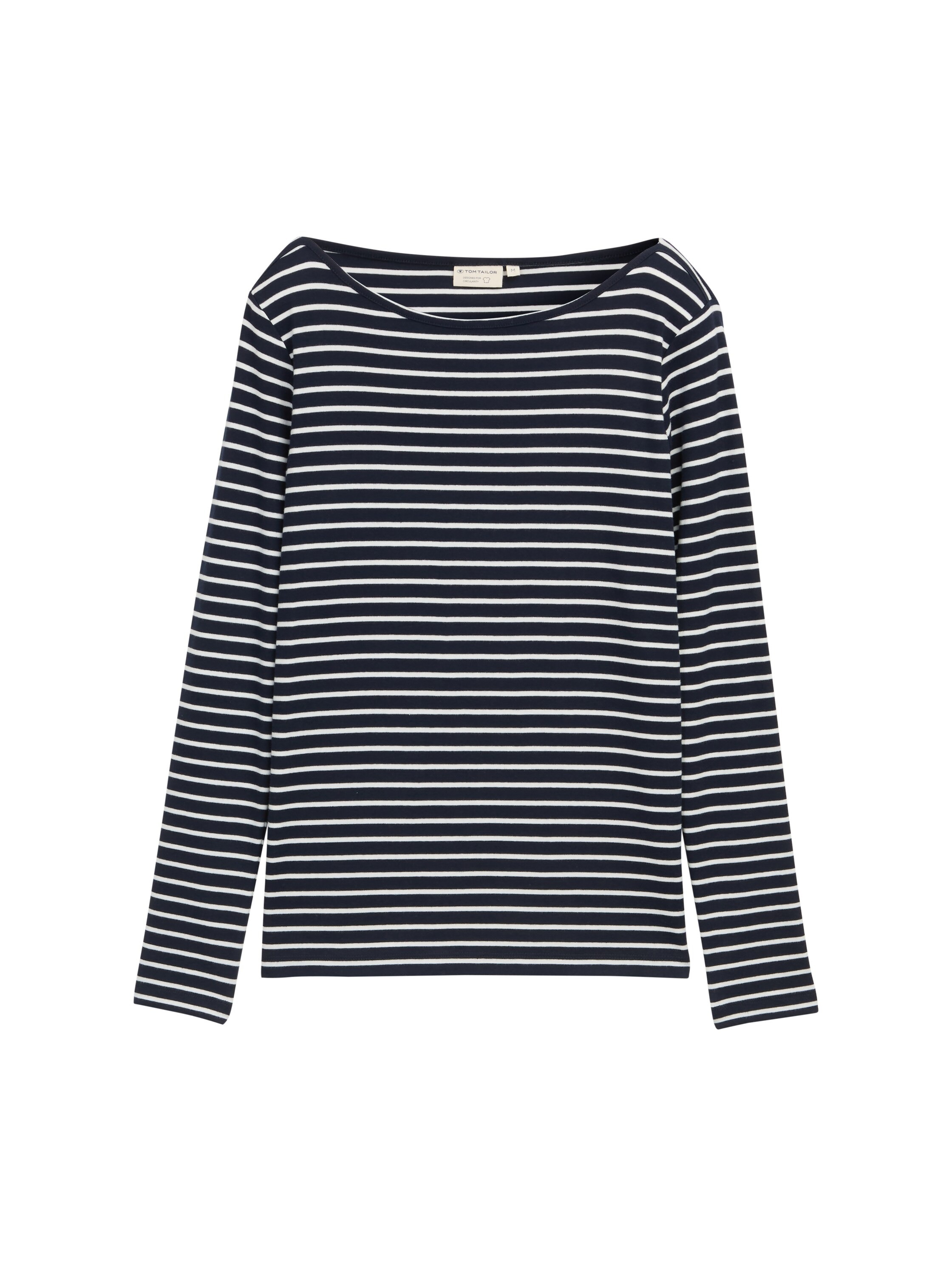 TOM TAILOR Langarmshirt, mit Streifen Muster