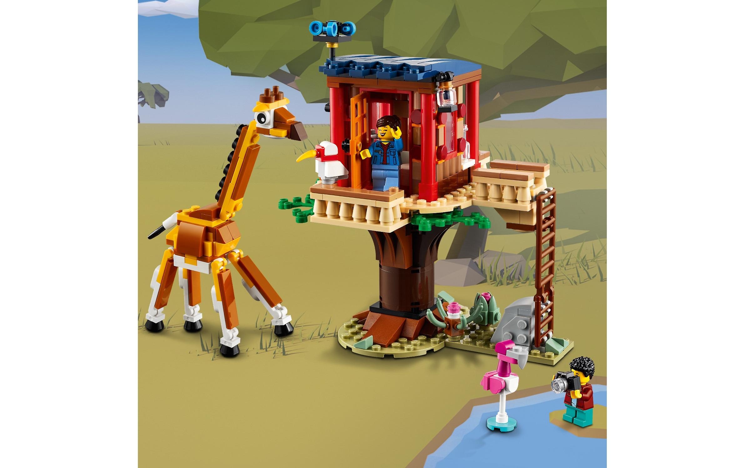 LEGO® Konstruktionsspielsteine »Safari-Baumhaus 31116«