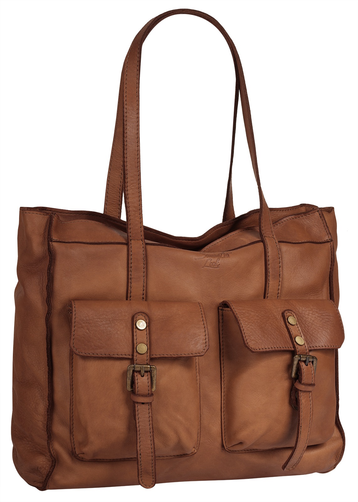 Samantha Look Shopper "SAMANTHA LOOK Damen echt Leder, Made in Italy" echt Leder, Made in Italy