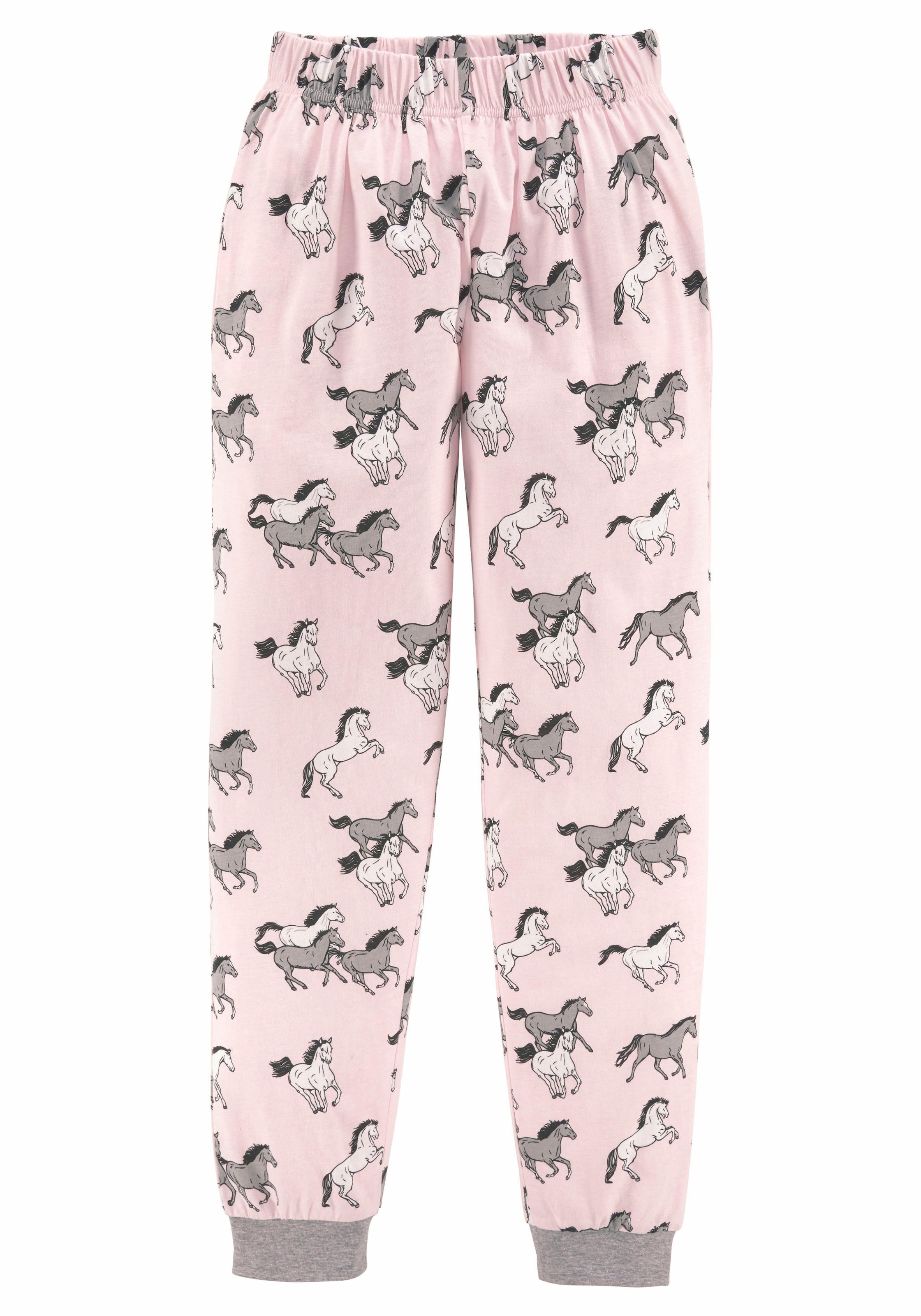 ✵ petite fleur Print in Pferde Pyjama, (2 online tlg., 1 Form Stück), | Jelmoli-Versand entdecken mit langer