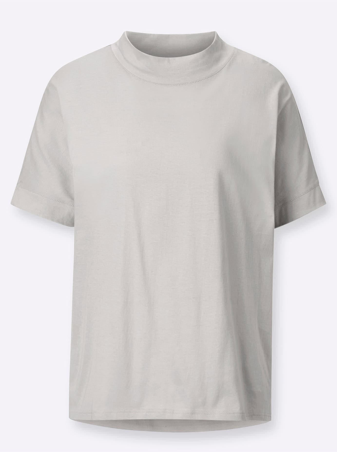 Classic Basics Stehkragenshirt »Kurzarm-Shirt«, (1 tlg.)