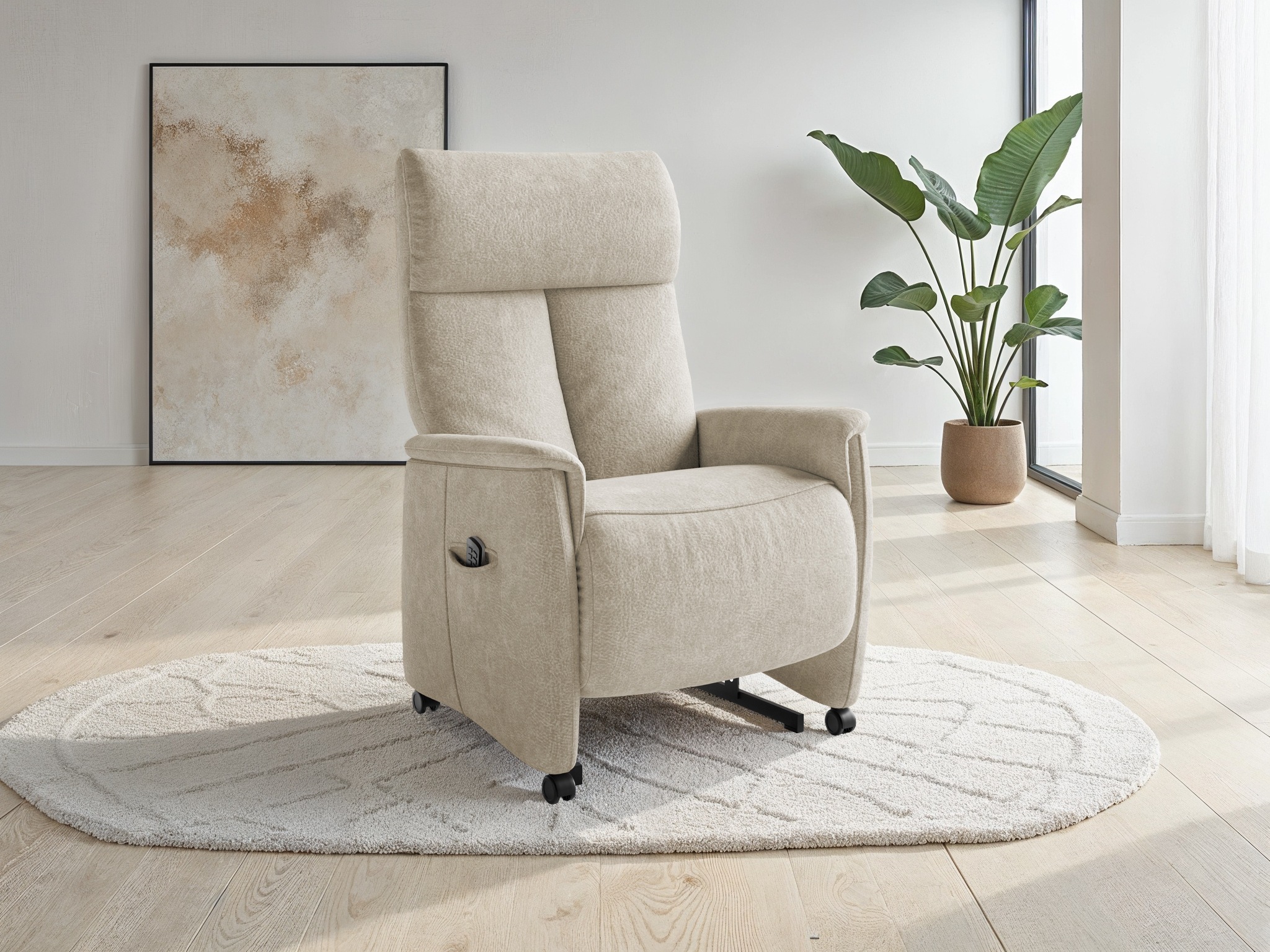 sit&more TV-Sessel "Cremona Comfort Plus" bis 200 Kg belastbar, mit Herz-Waage Funktion